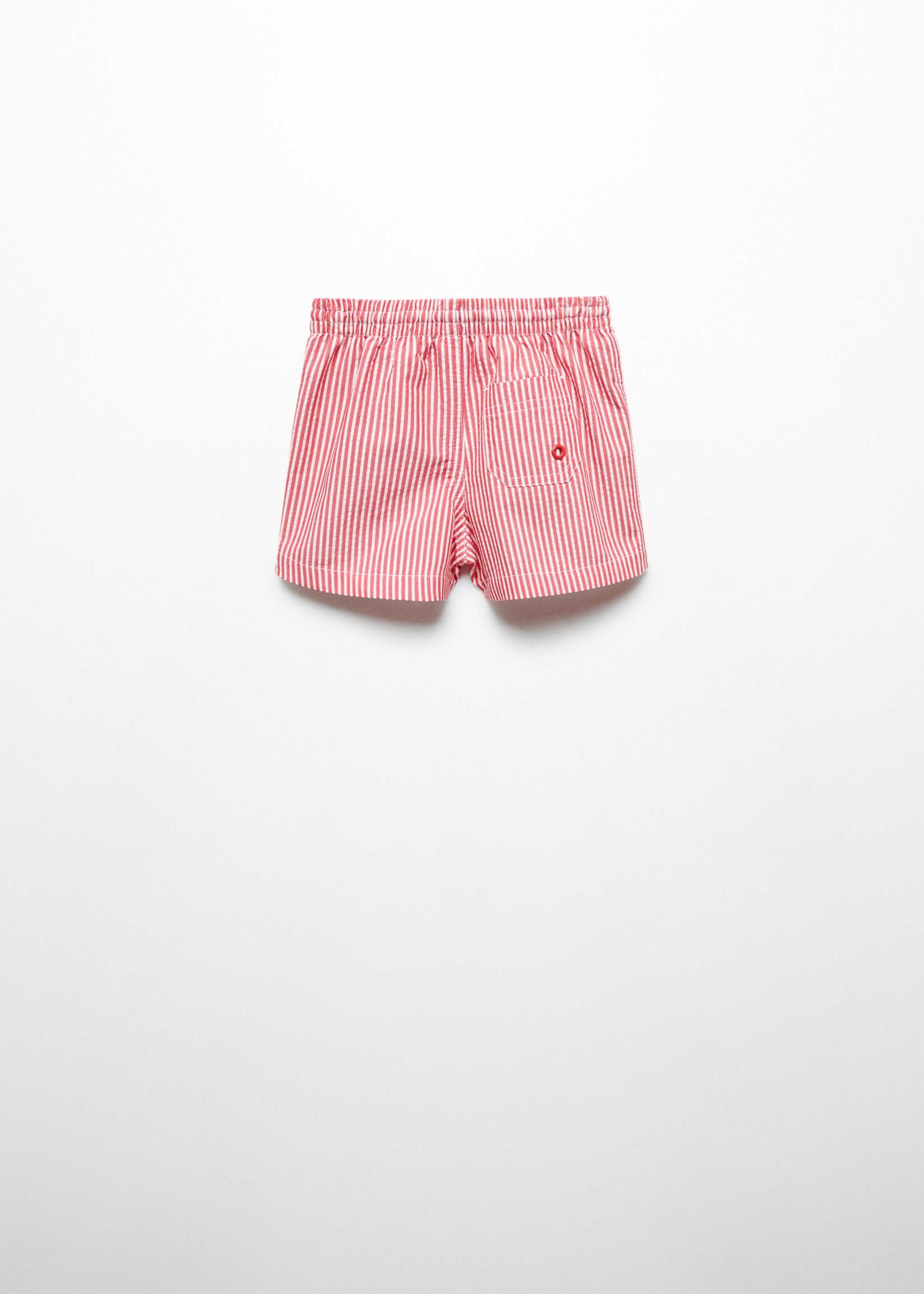 Striped swimsuit - Reverse of the article