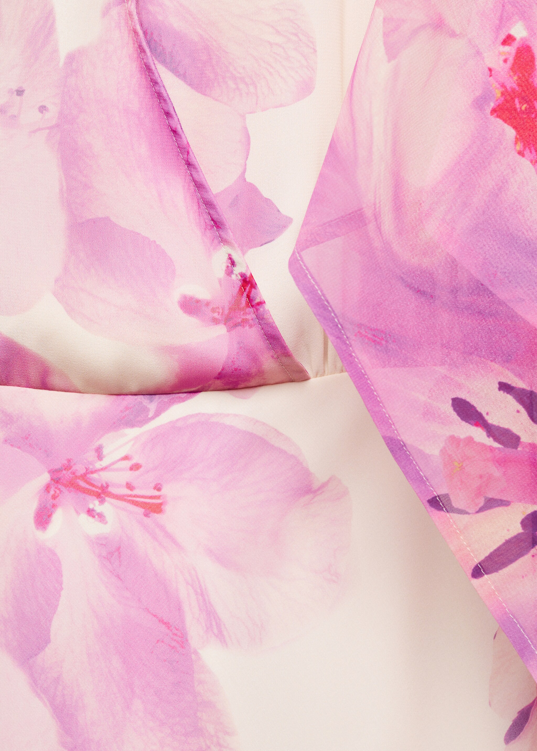 Robe cache-cœur à fleurs - Détail de l'article 8