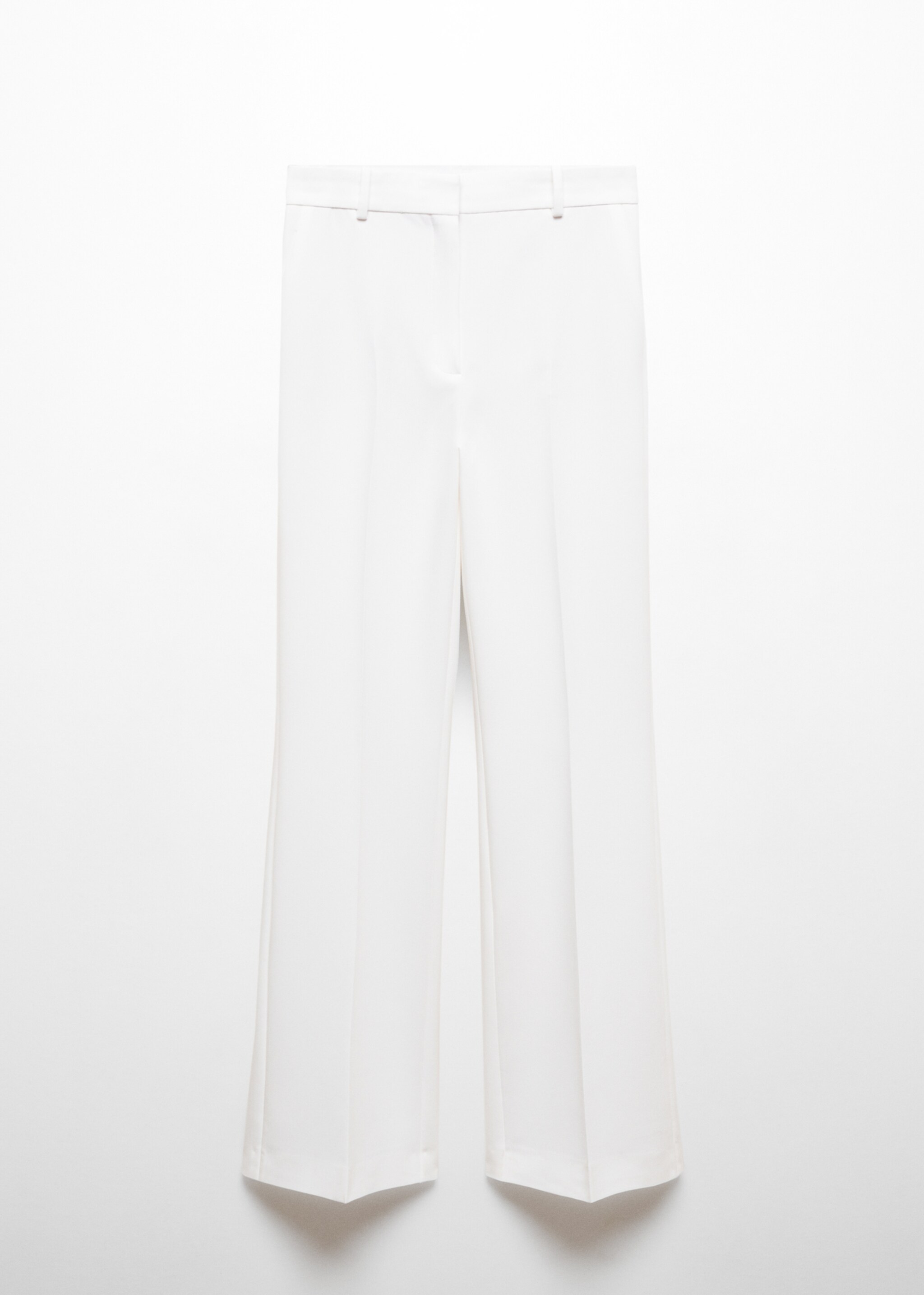 Straight suit trousers - Article without model, White. Ref: 67026347-00.