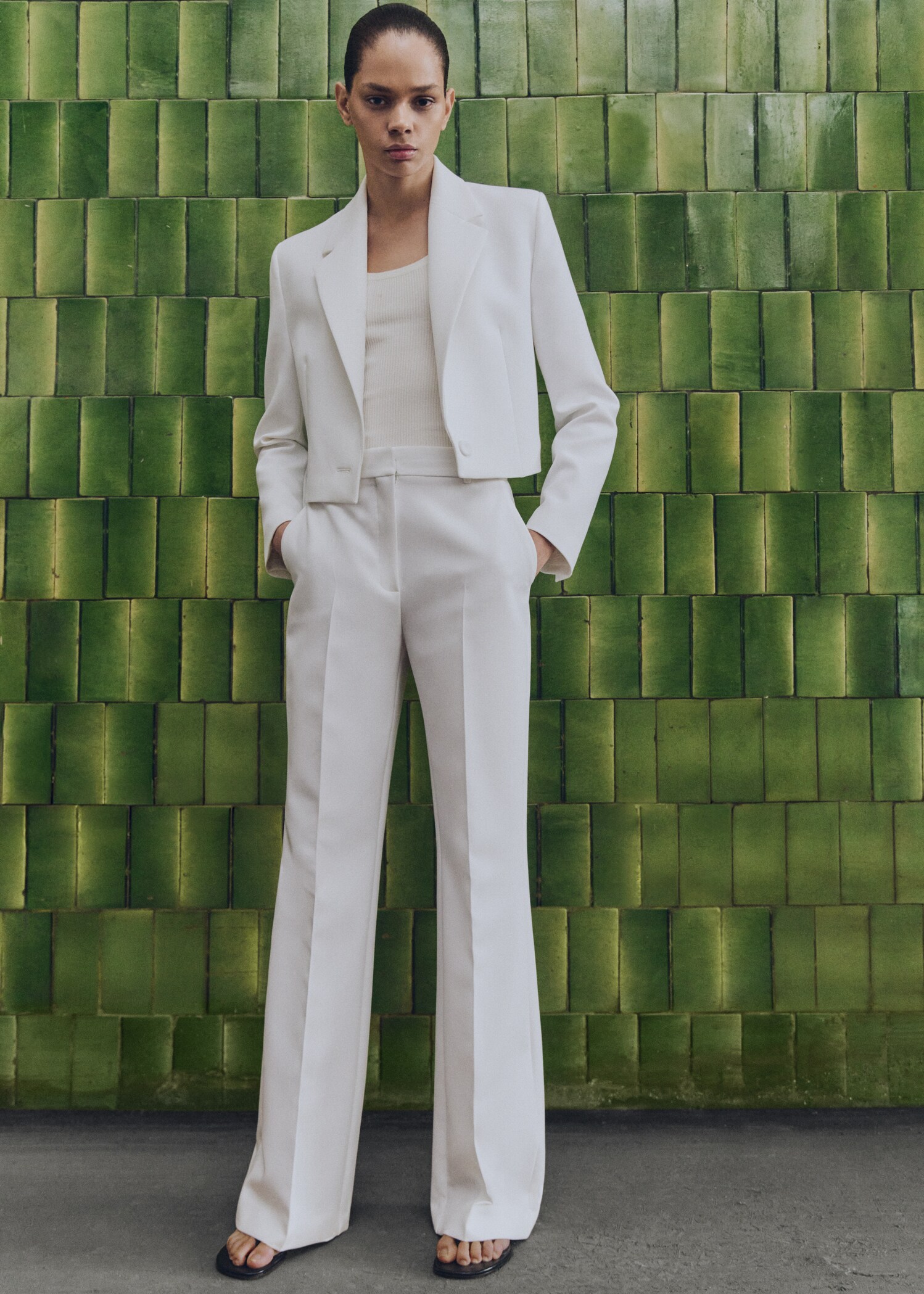 Pantalón recto traje - Detalle del artículo 6