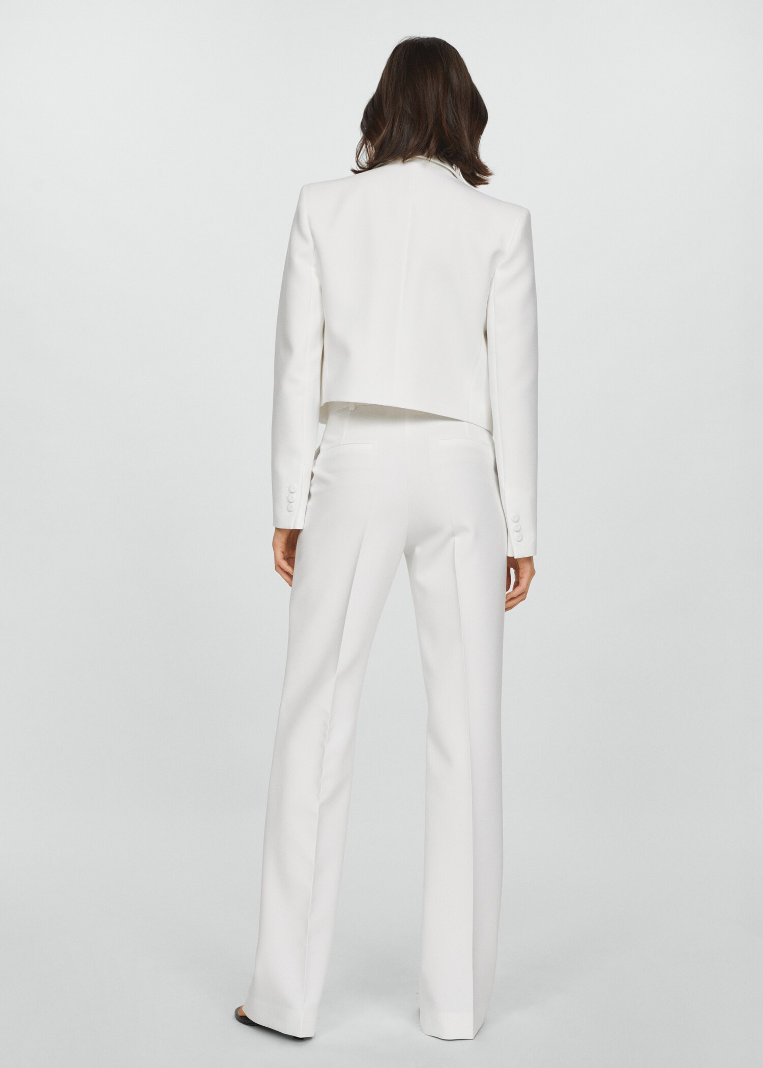 Pantalón recto traje - Reverso del artículo