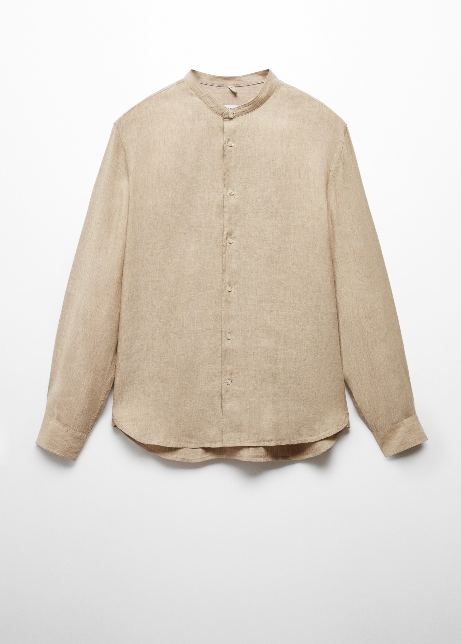 100% linen Mao collar shirt - Article without model