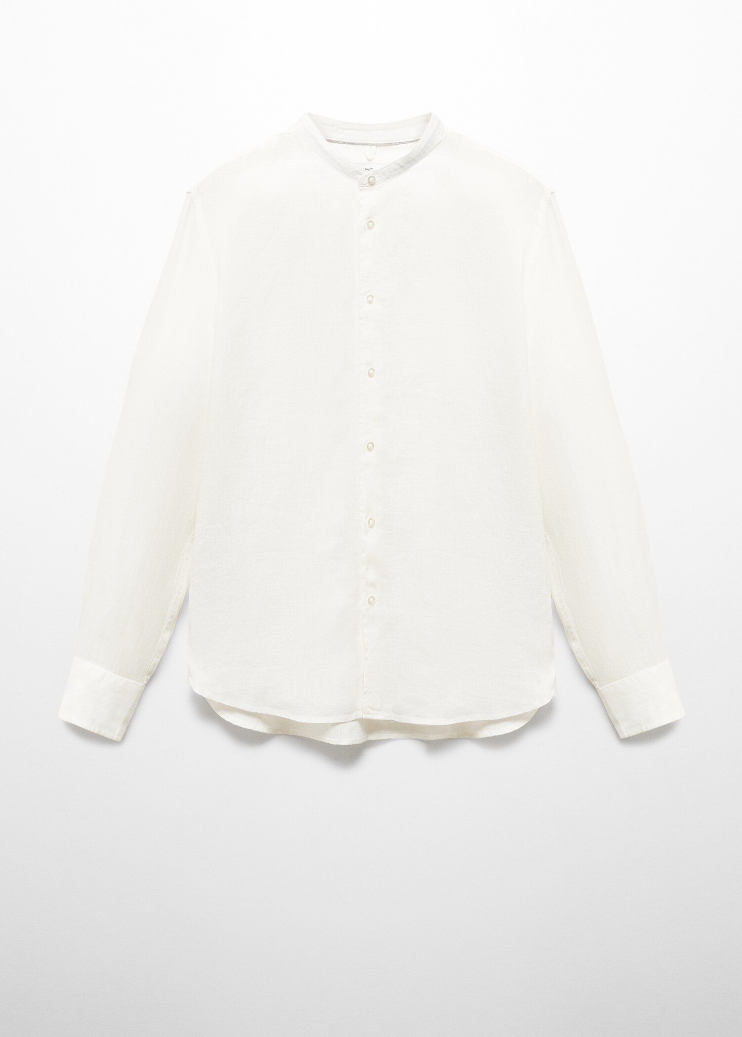 100% linen Mao collar shirt - Article without model