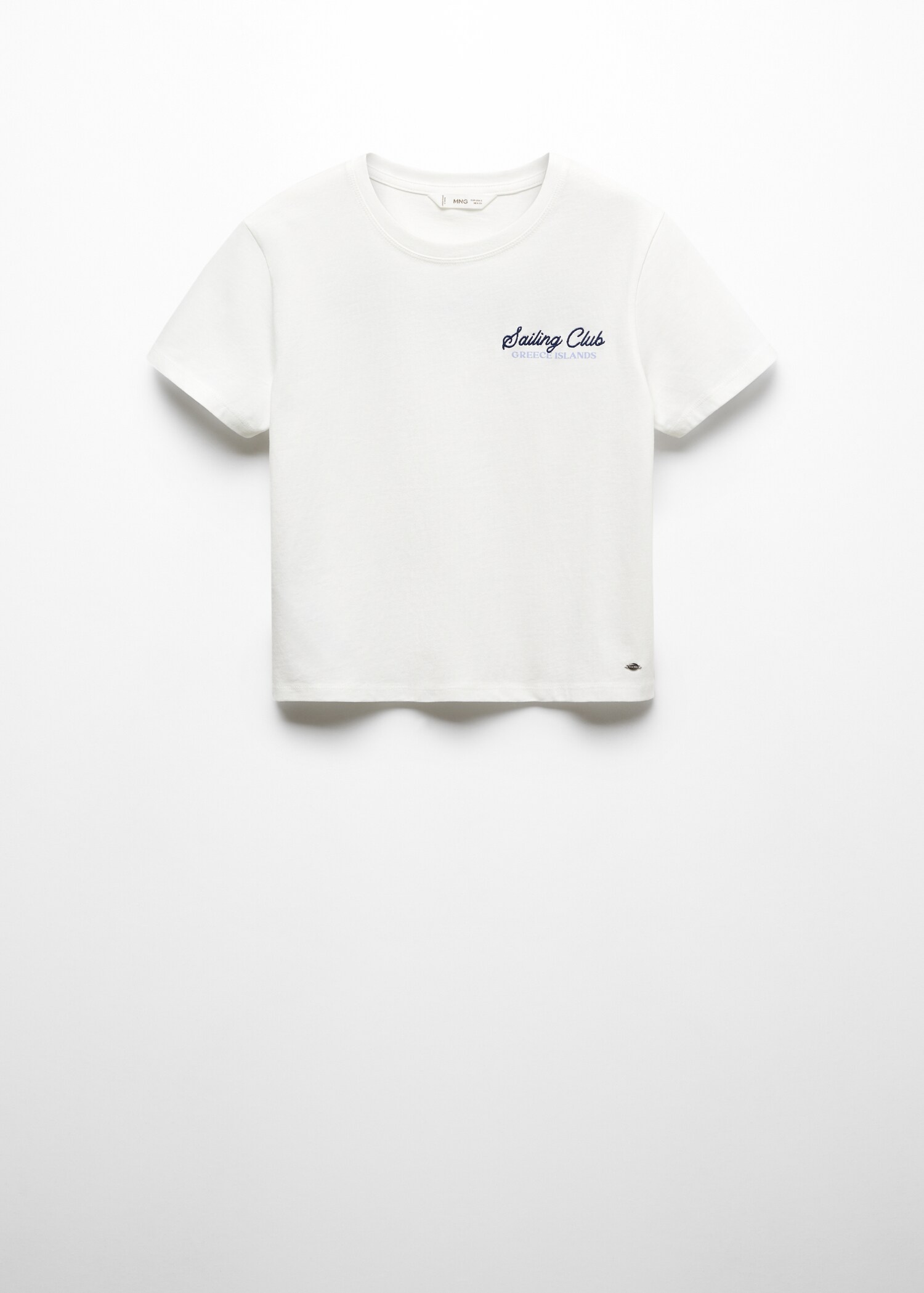 Hímzett feliratos póló - Termék modell nélkül