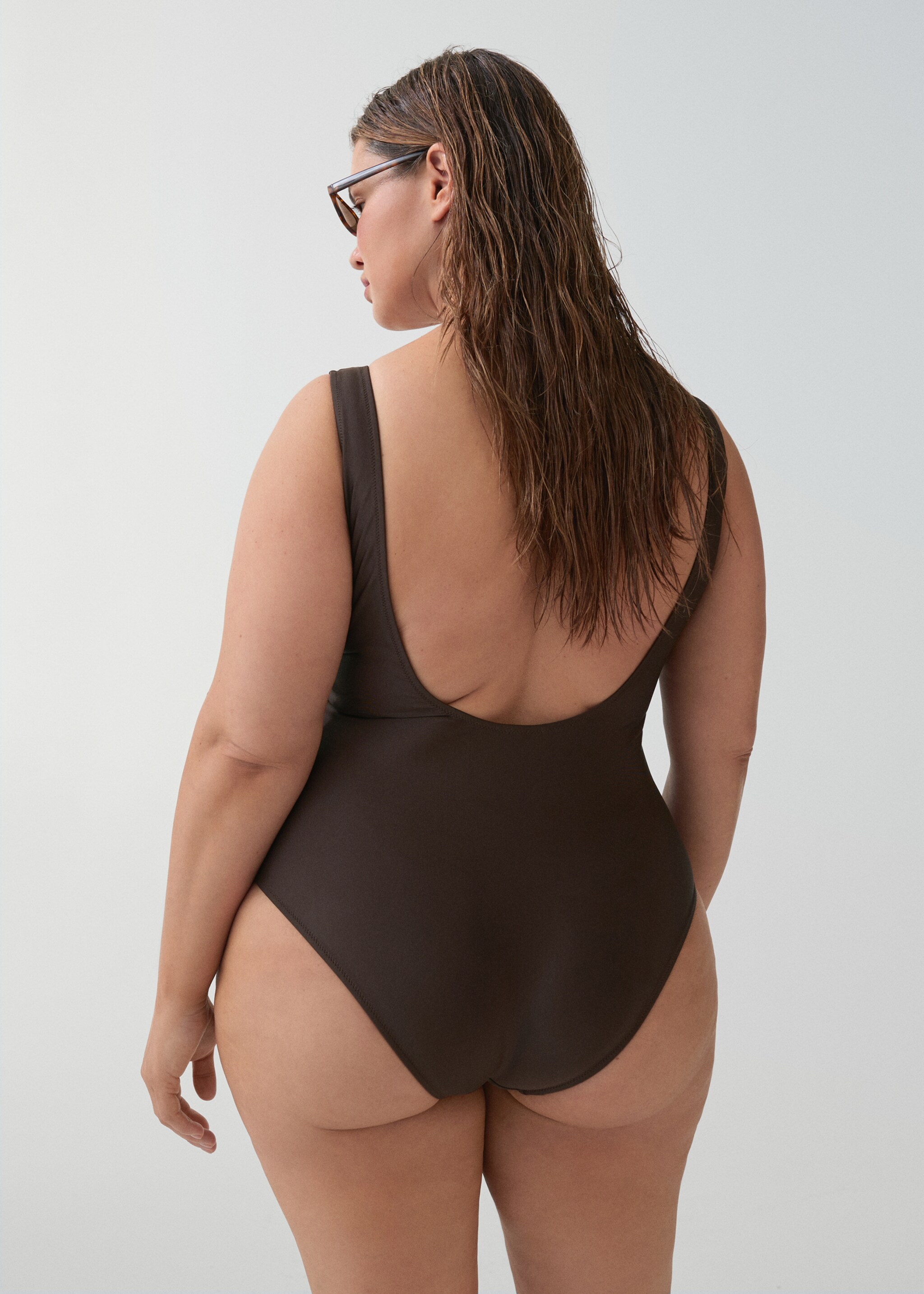 Swimsuit with side knot - Details of the article 4