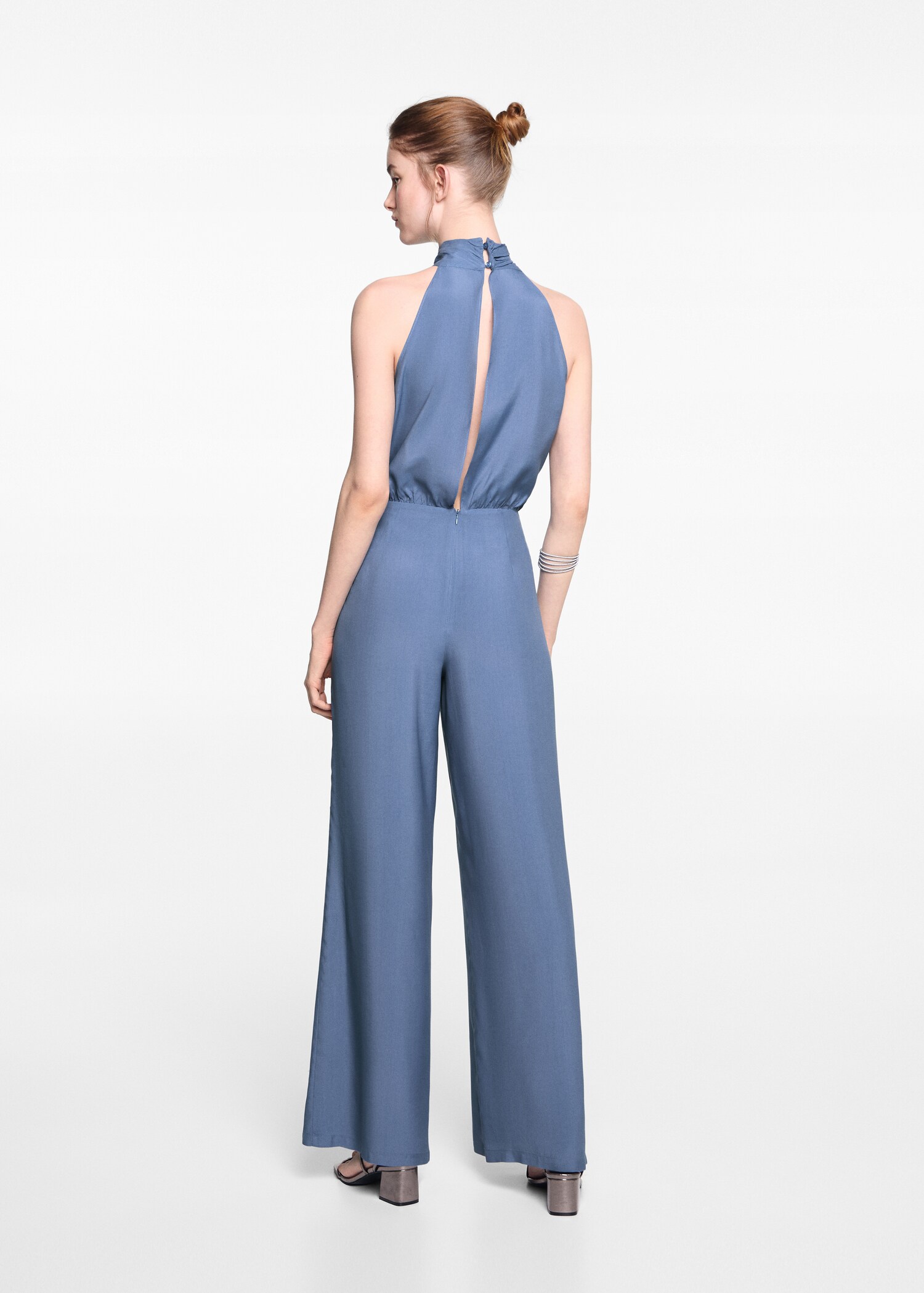 Halter long jumpsuit - Reverse of the article