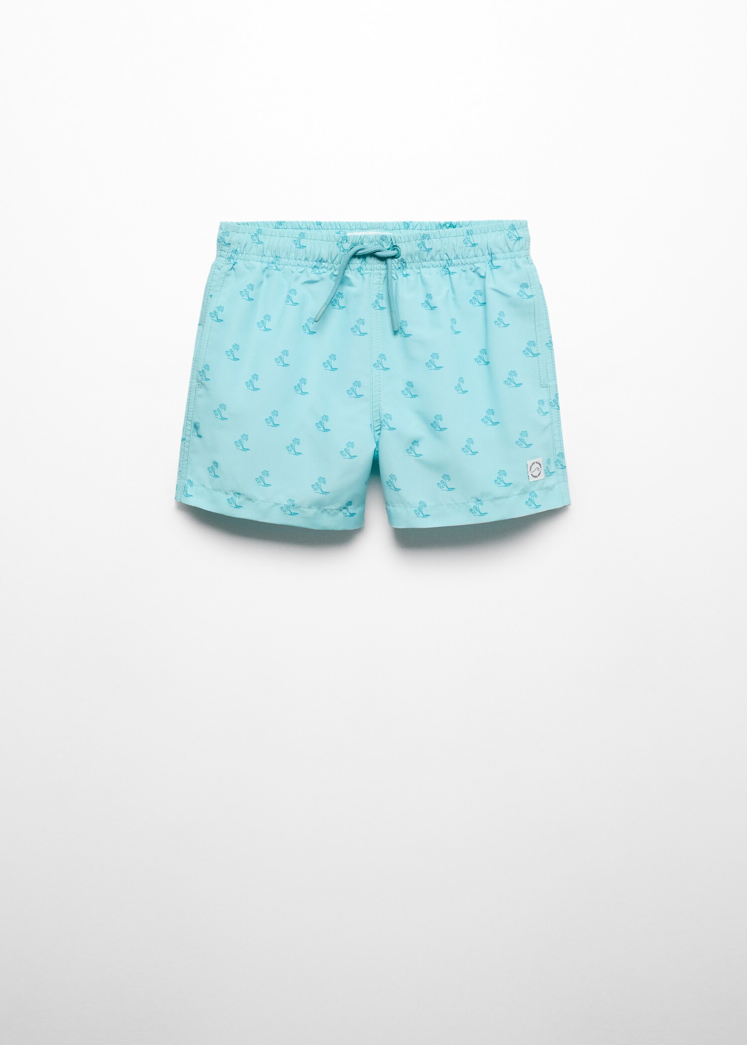 Palm trees print swimsuit trunks - Article without model