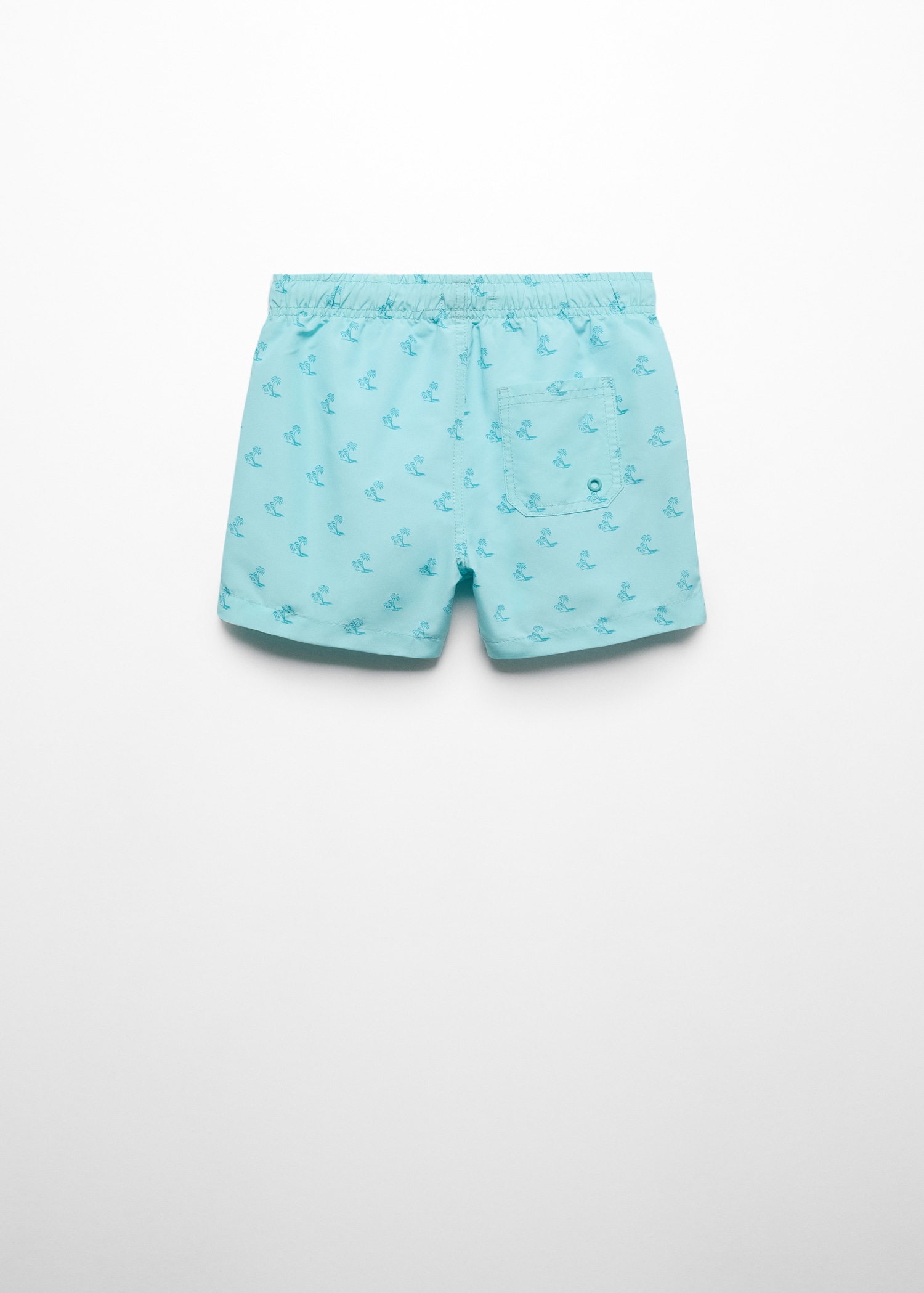 Palm trees print swimsuit trunks Boys MANGO OUTLET USA