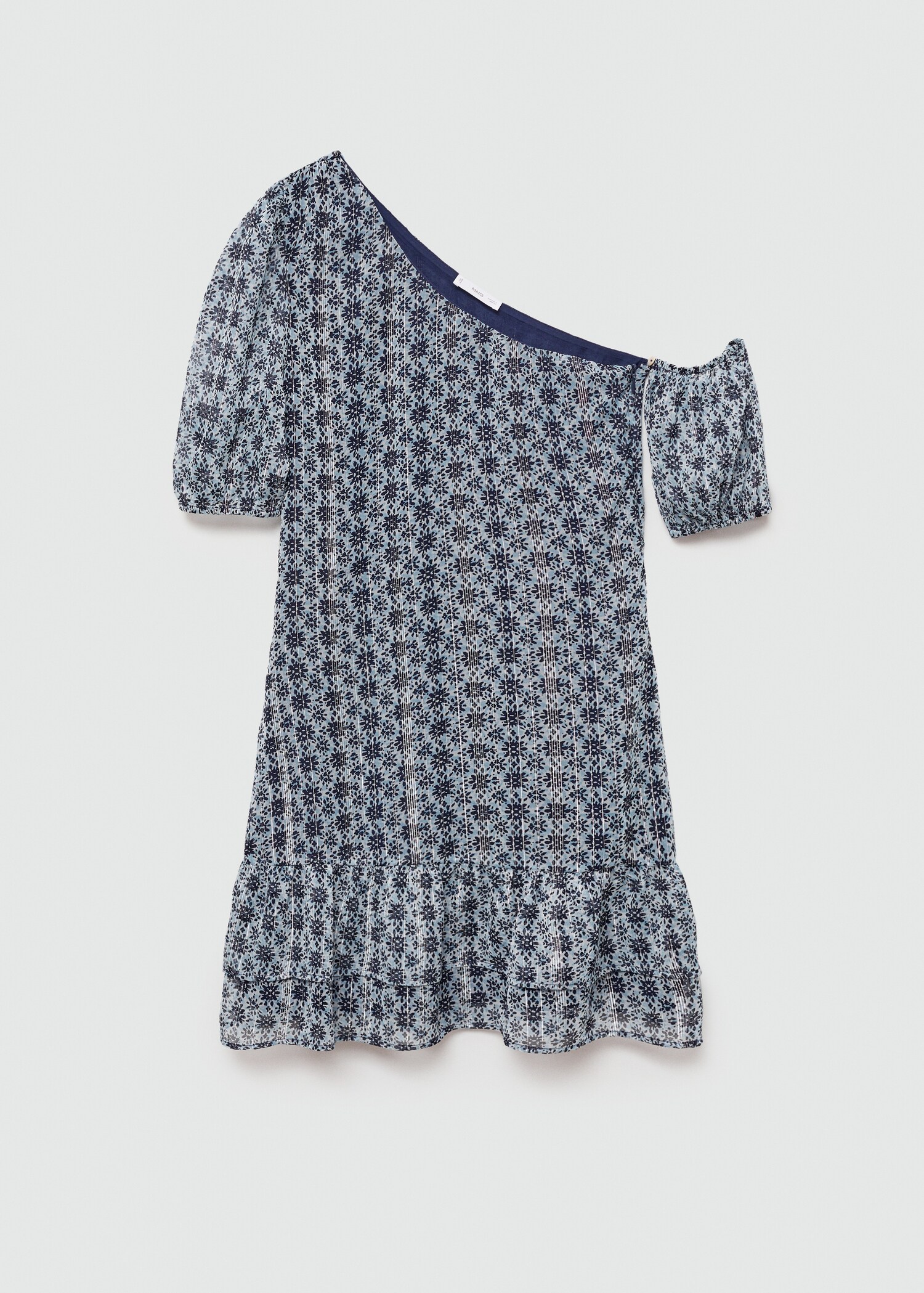 Printed asymmetrical dress - Article without model