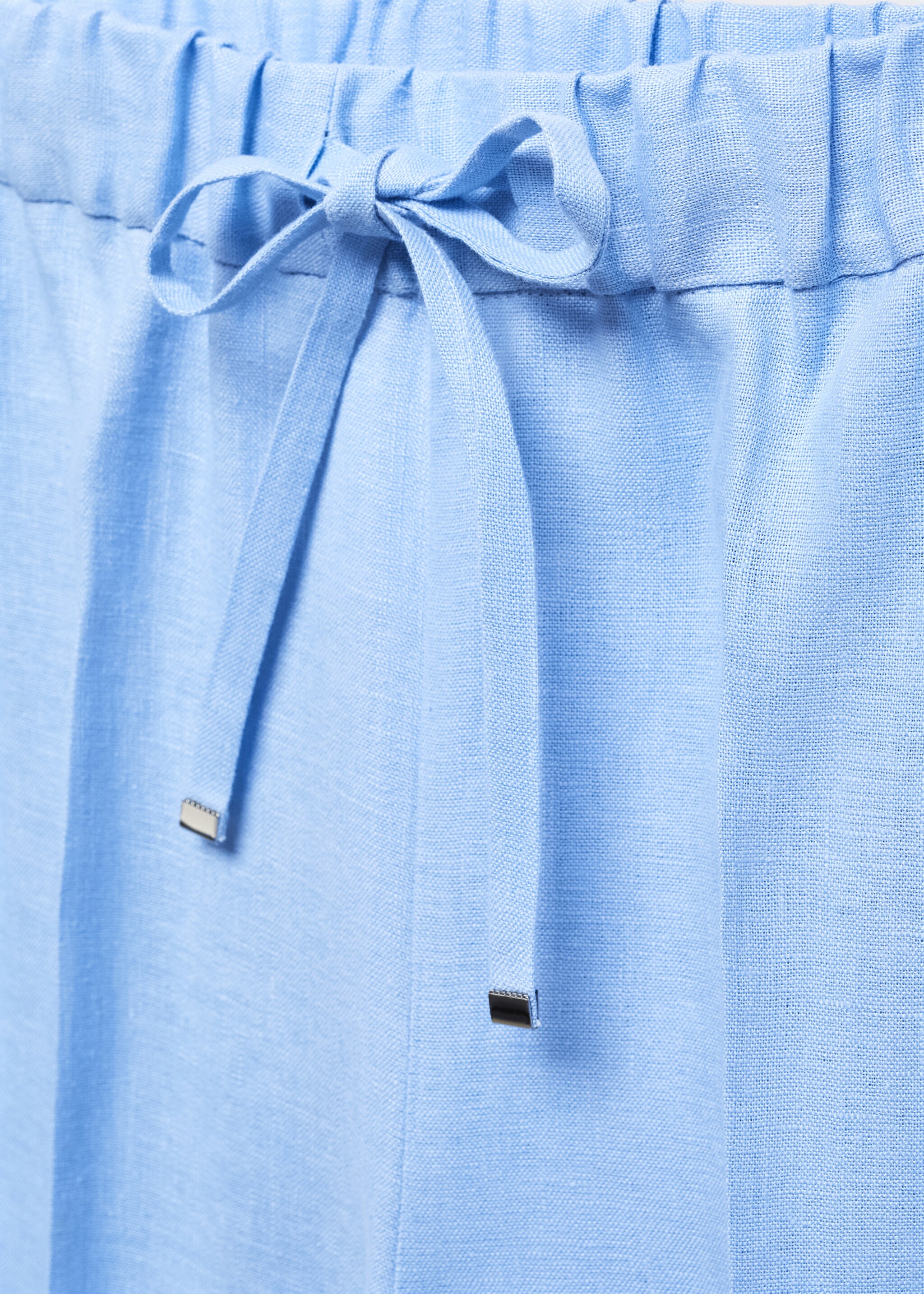 Pantalón lino cintura elástica - Detalle del artículo 8