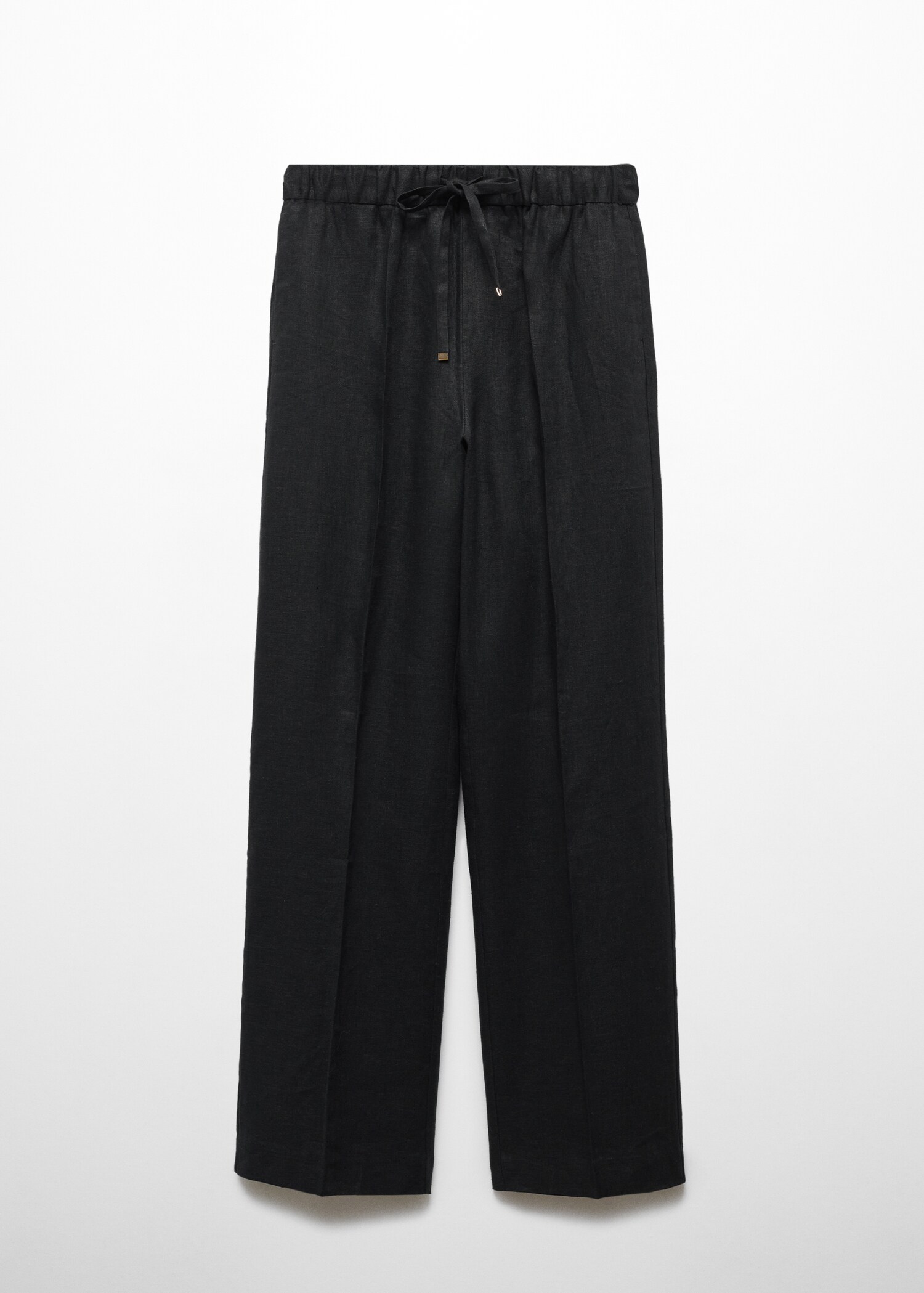 Linnen broek met elastische tailleband - Artikel zonder model