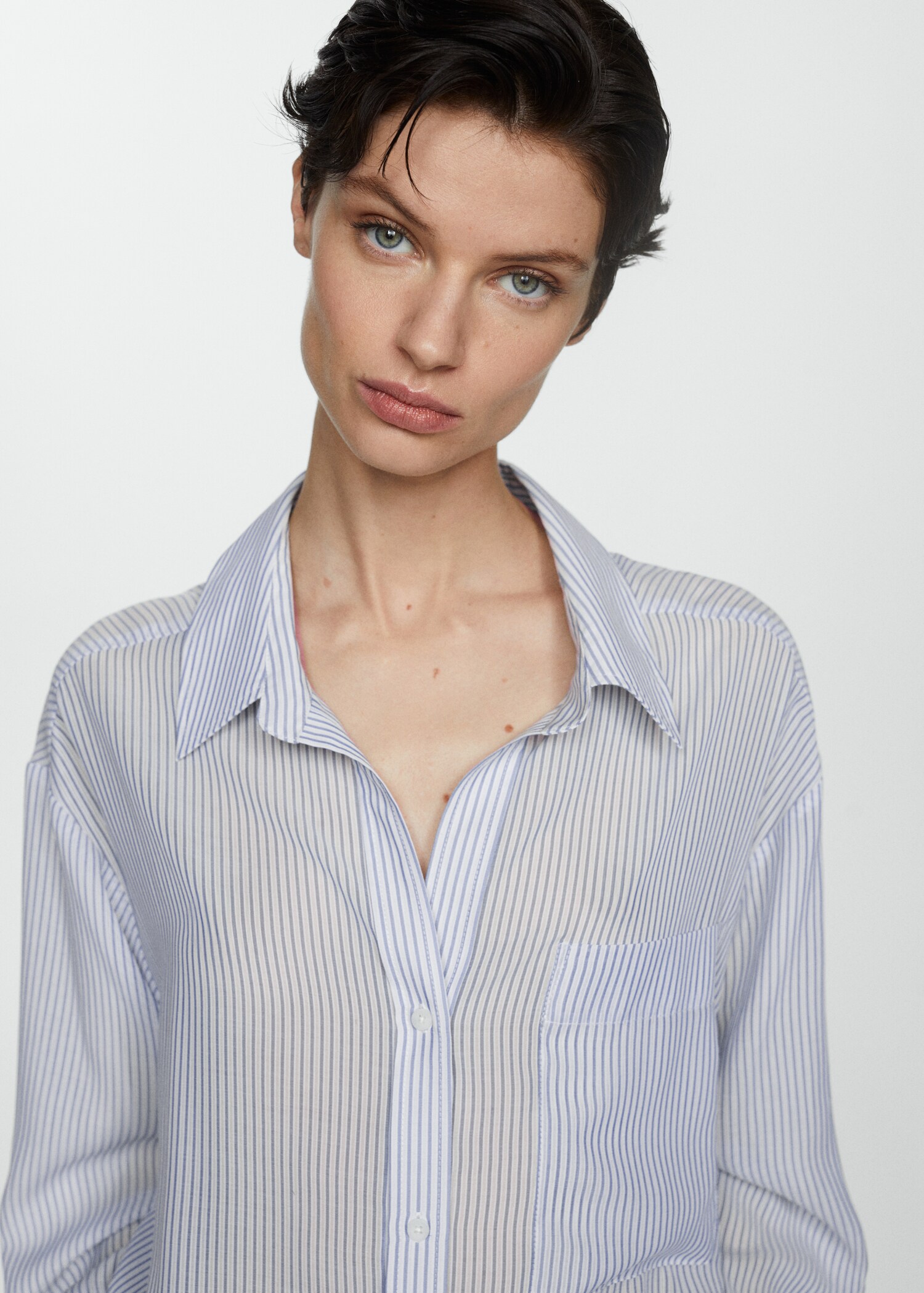 Chemise rayée poche - Détail de l'article 1