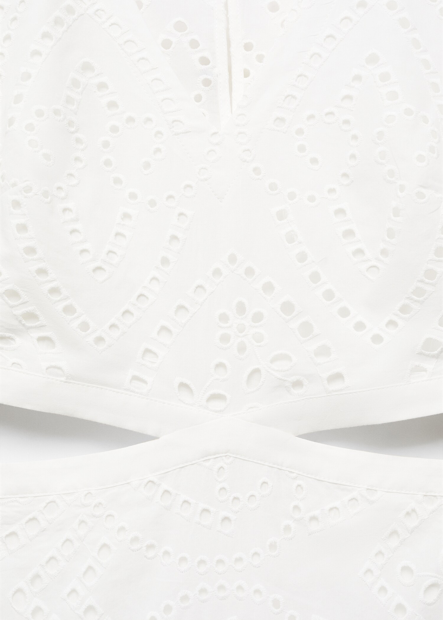 Embroidered dress with slits - Details of the article 8