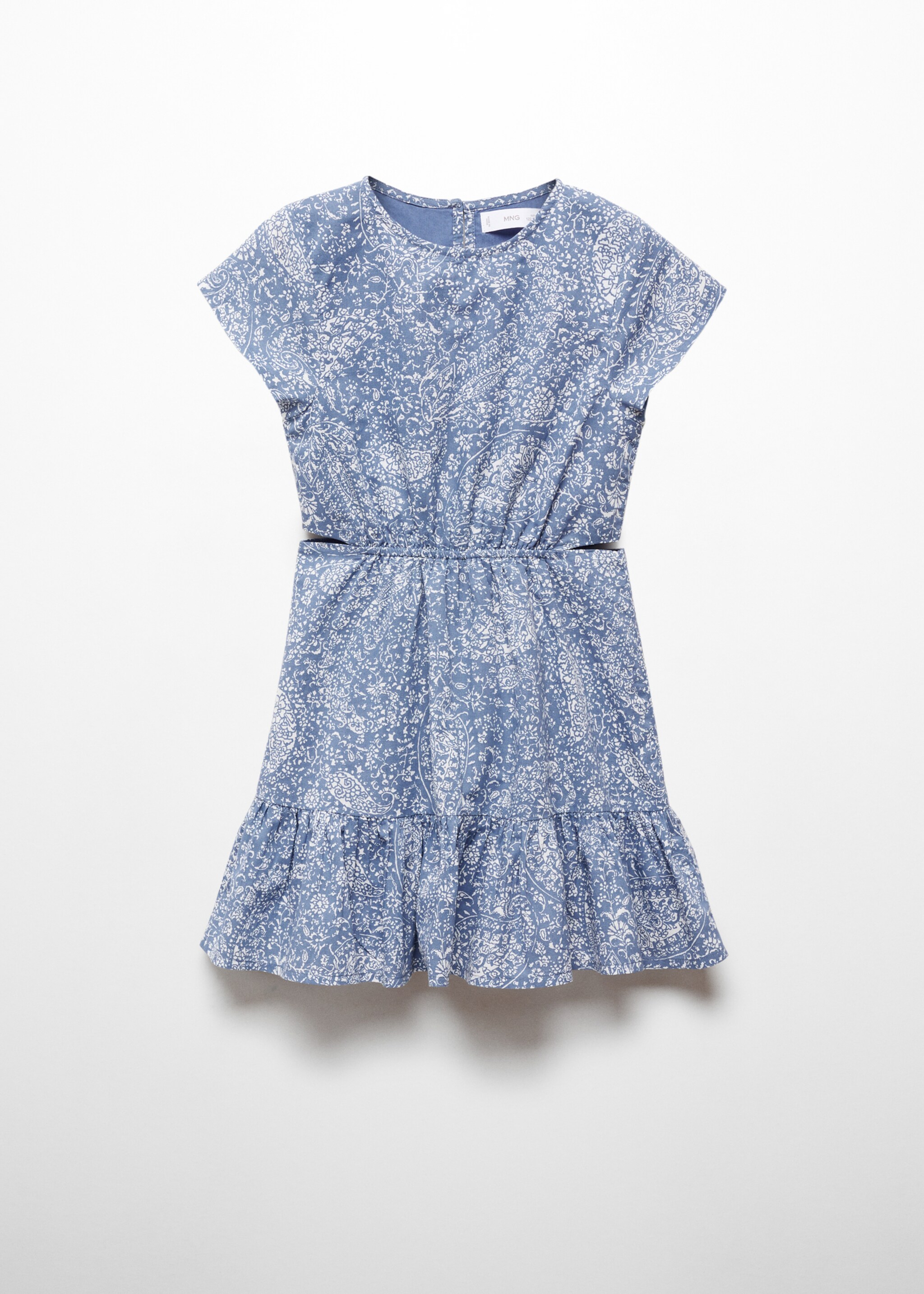 Printed dress with openings - Article without model