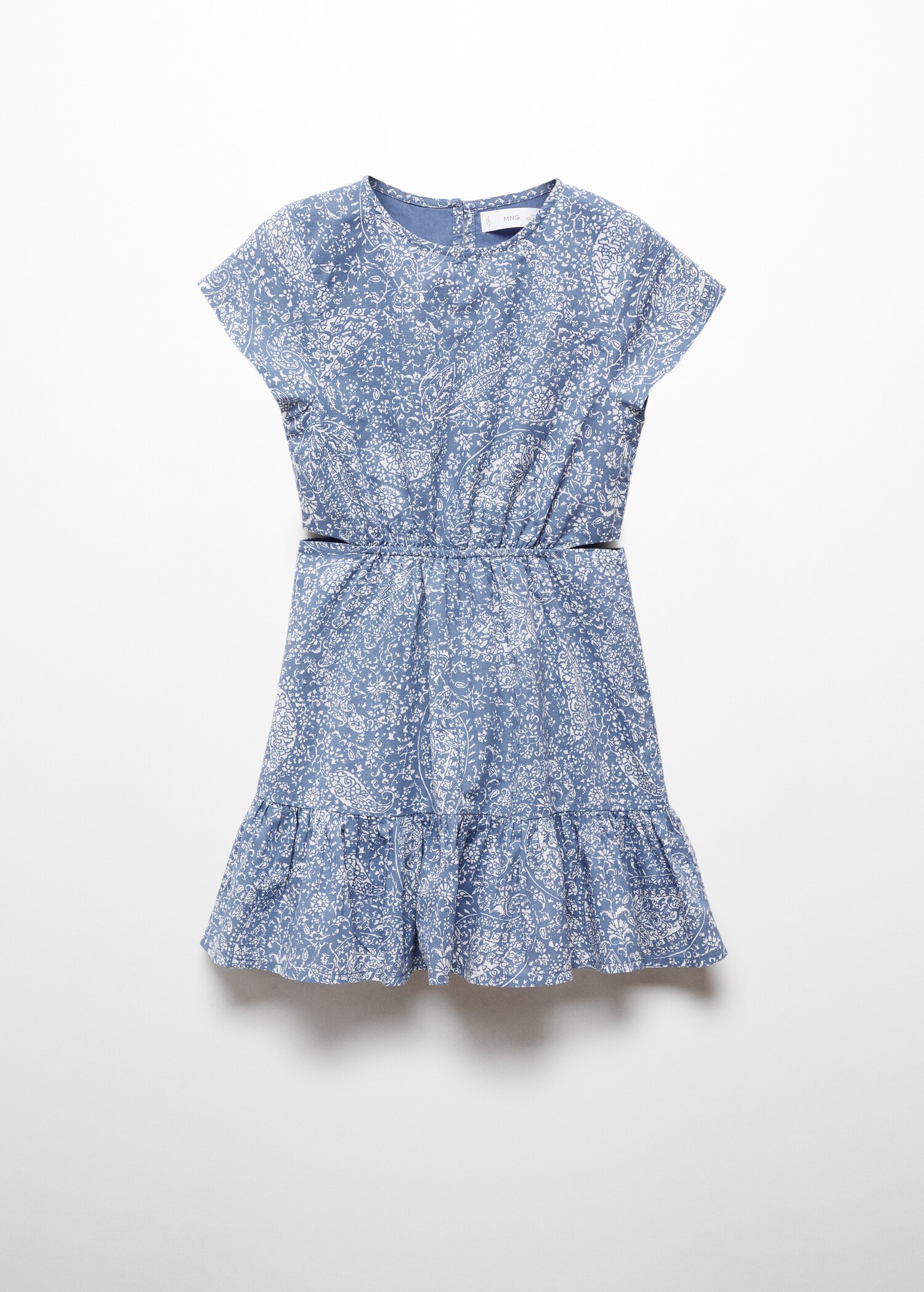Printed dress with openings - Article without model
