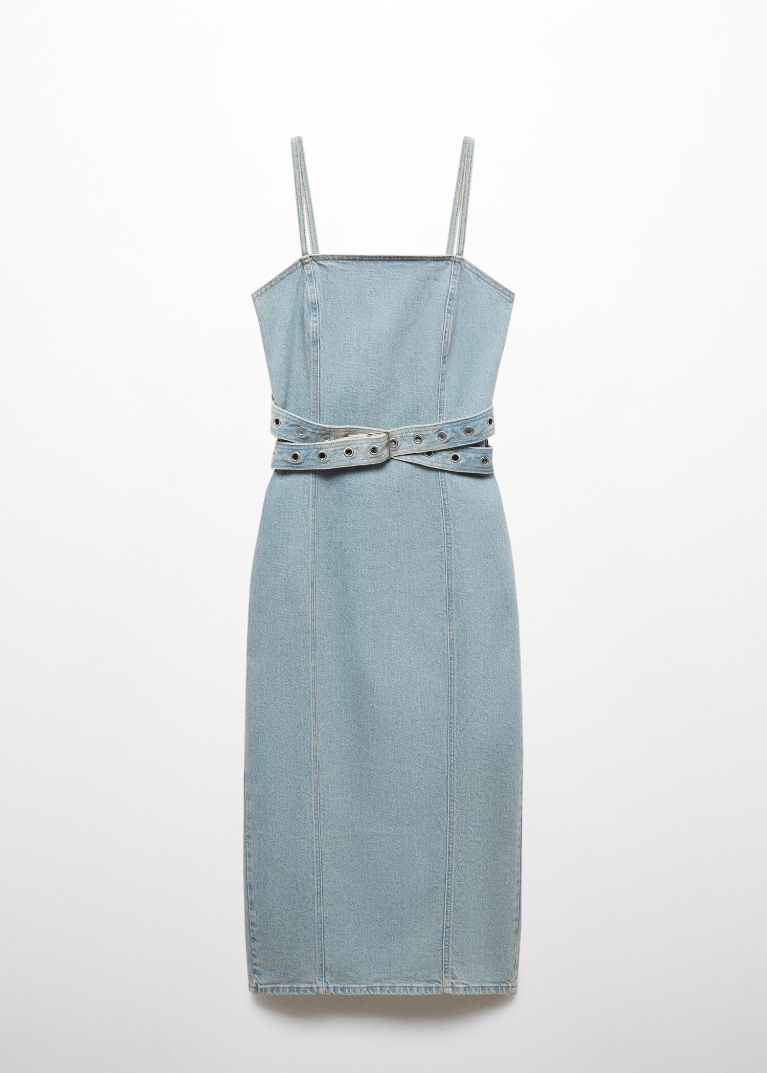 Vestido vaquero cinturón - Artículo sin modelo