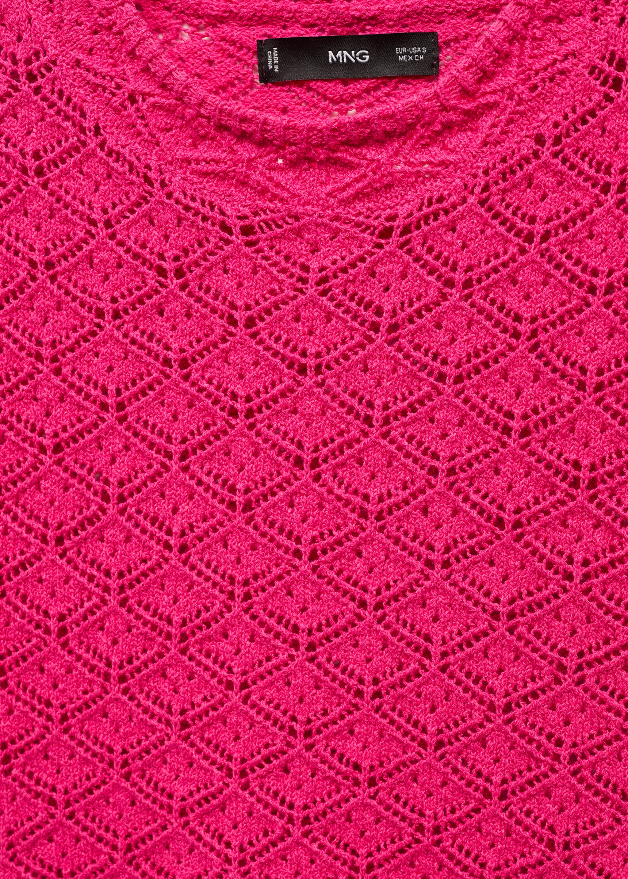 Kurzämliger Pullover mit Lochmuster - Detail des Artikels 8