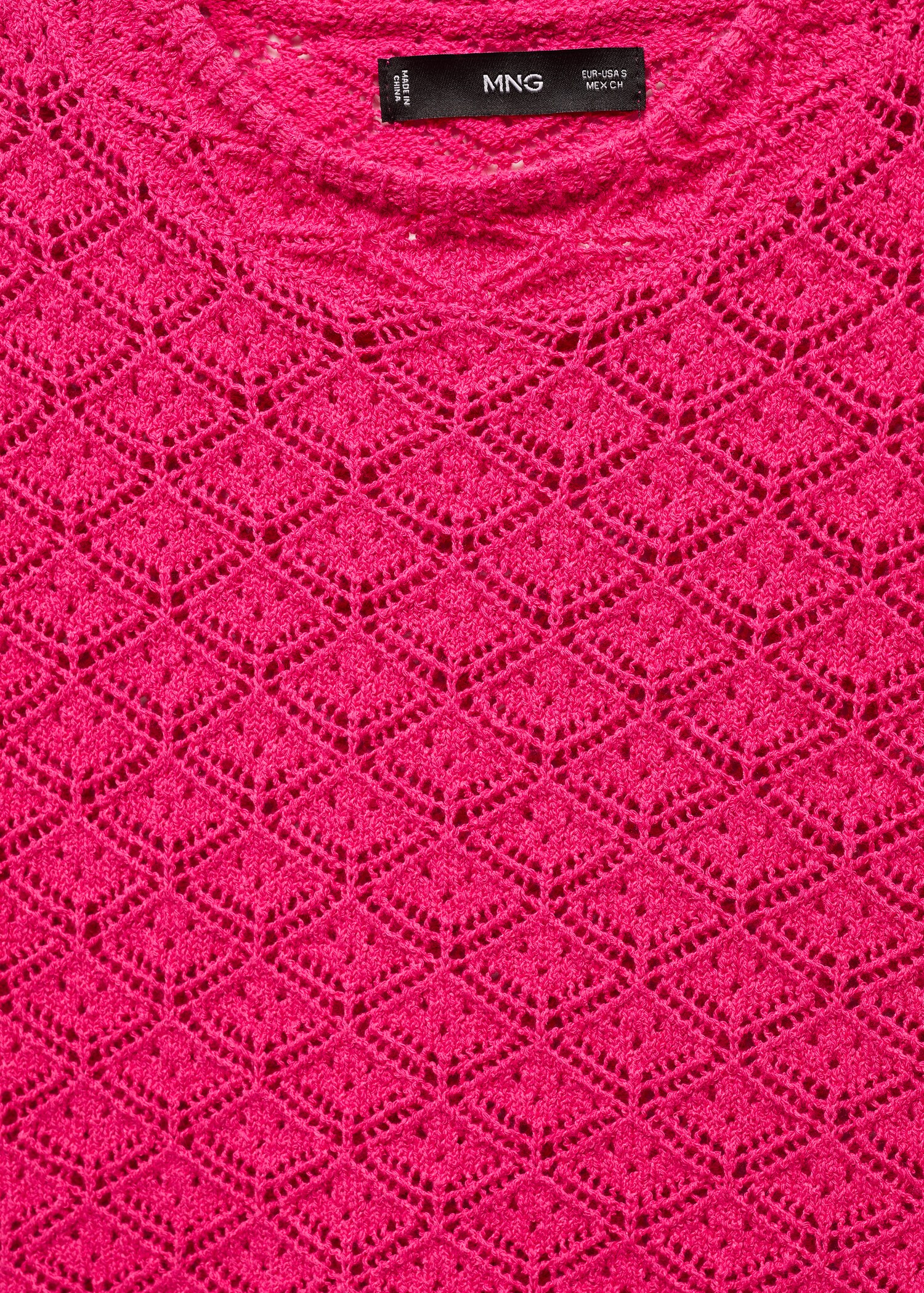 Kurzämliger Pullover mit Lochmuster - Detail des Artikels 8