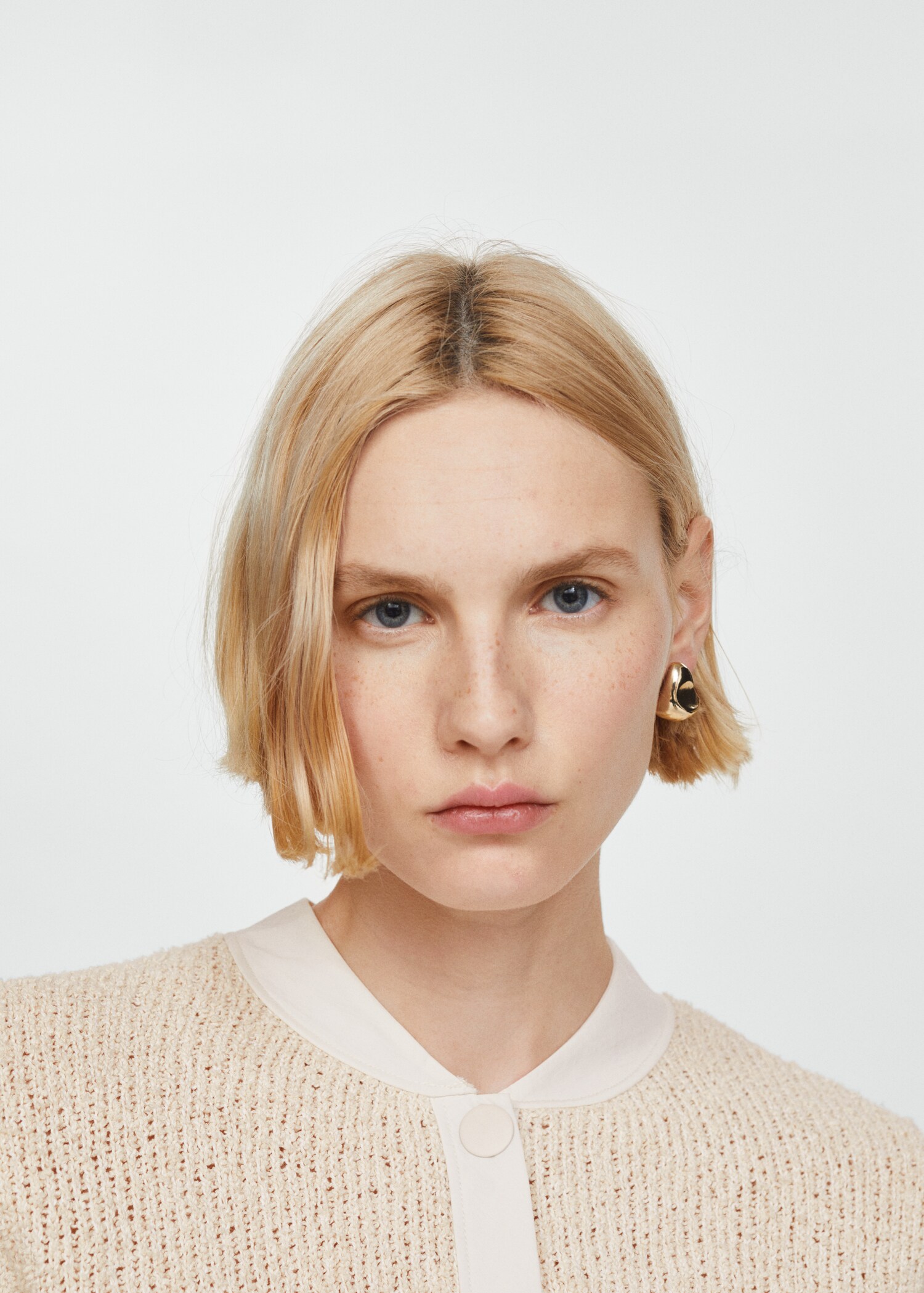 Contrast edge cardigan - Details of the article 1