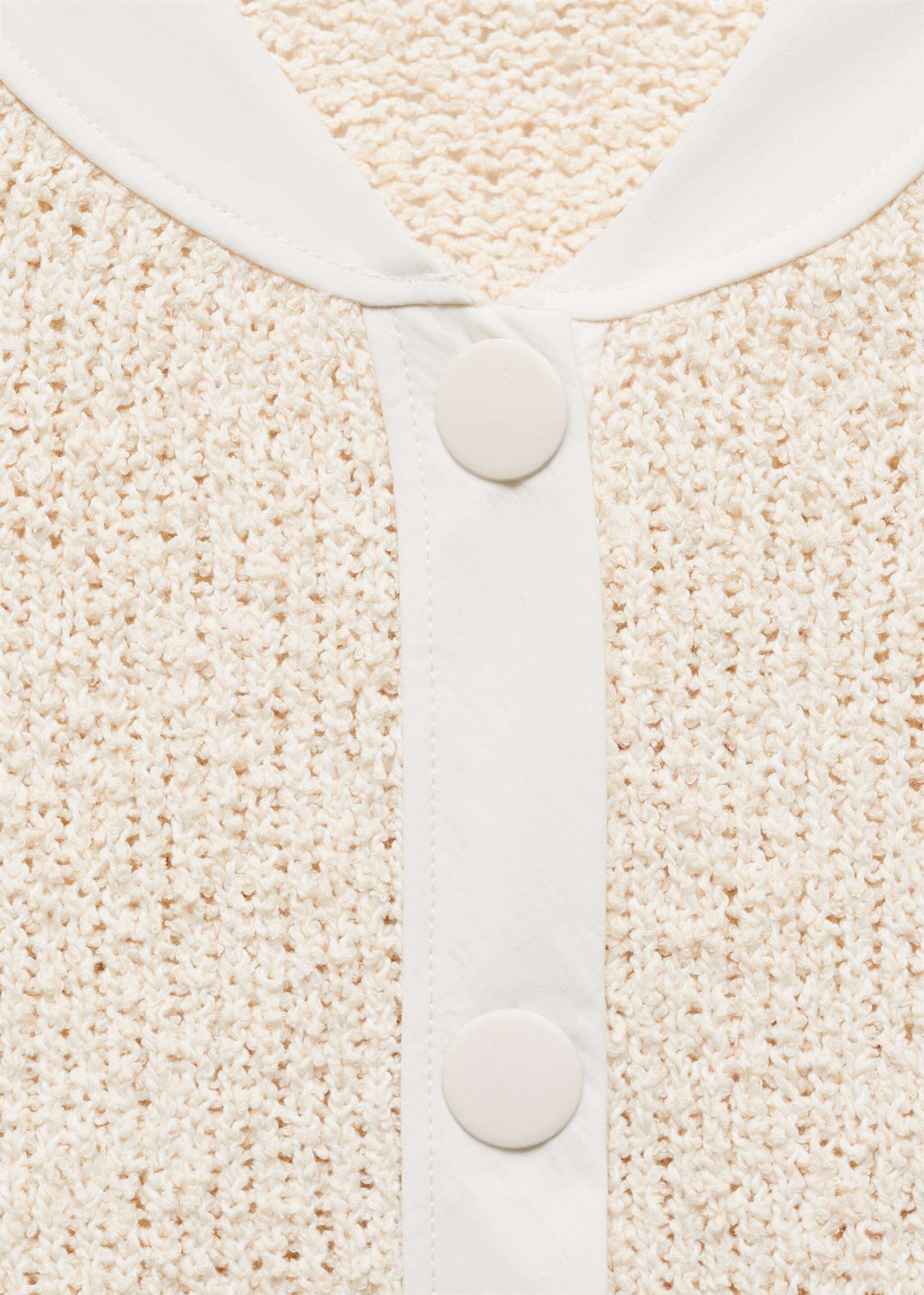 Contrast edge cardigan - Details of the article 8