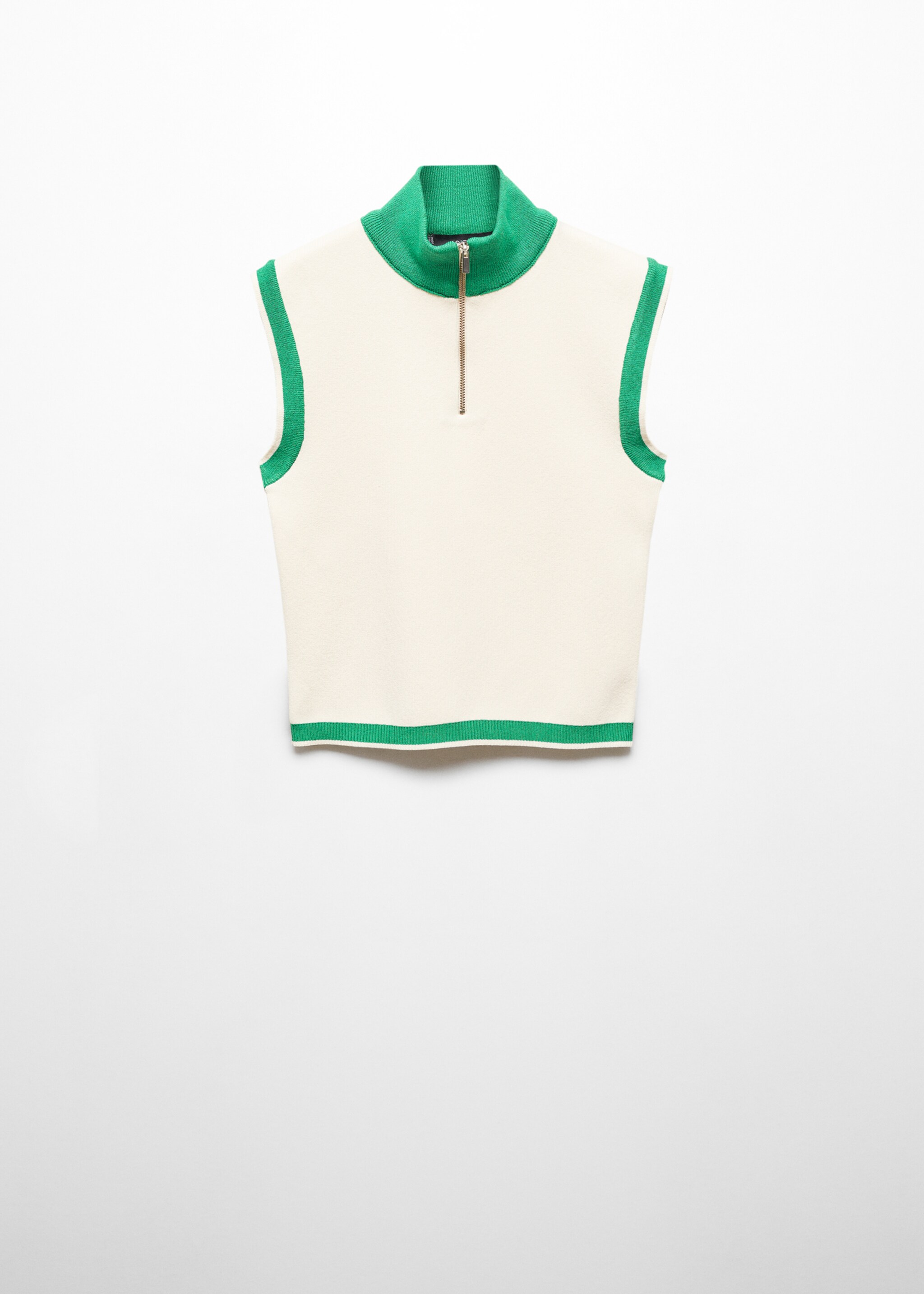 Buttoned round-neck cardigan - Article without model