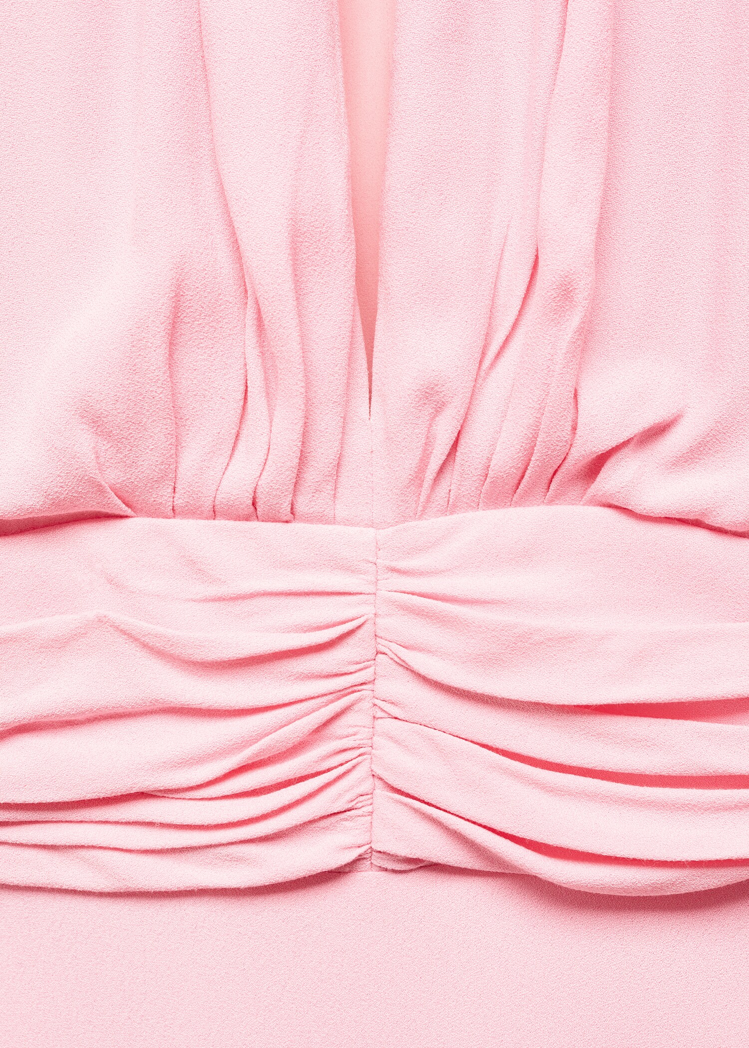 Kleid mit gerafften Details und Schlitz - Detail des Artikels 8
