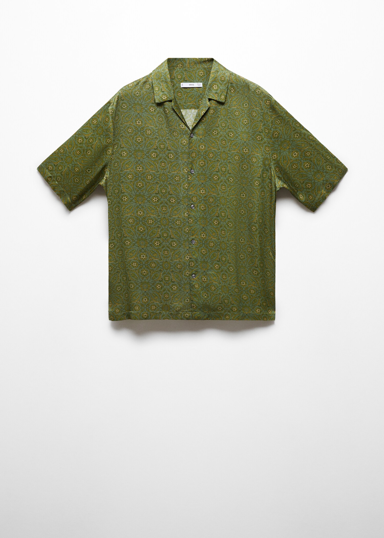 Printed fluid regular-fit shirt - Article without model