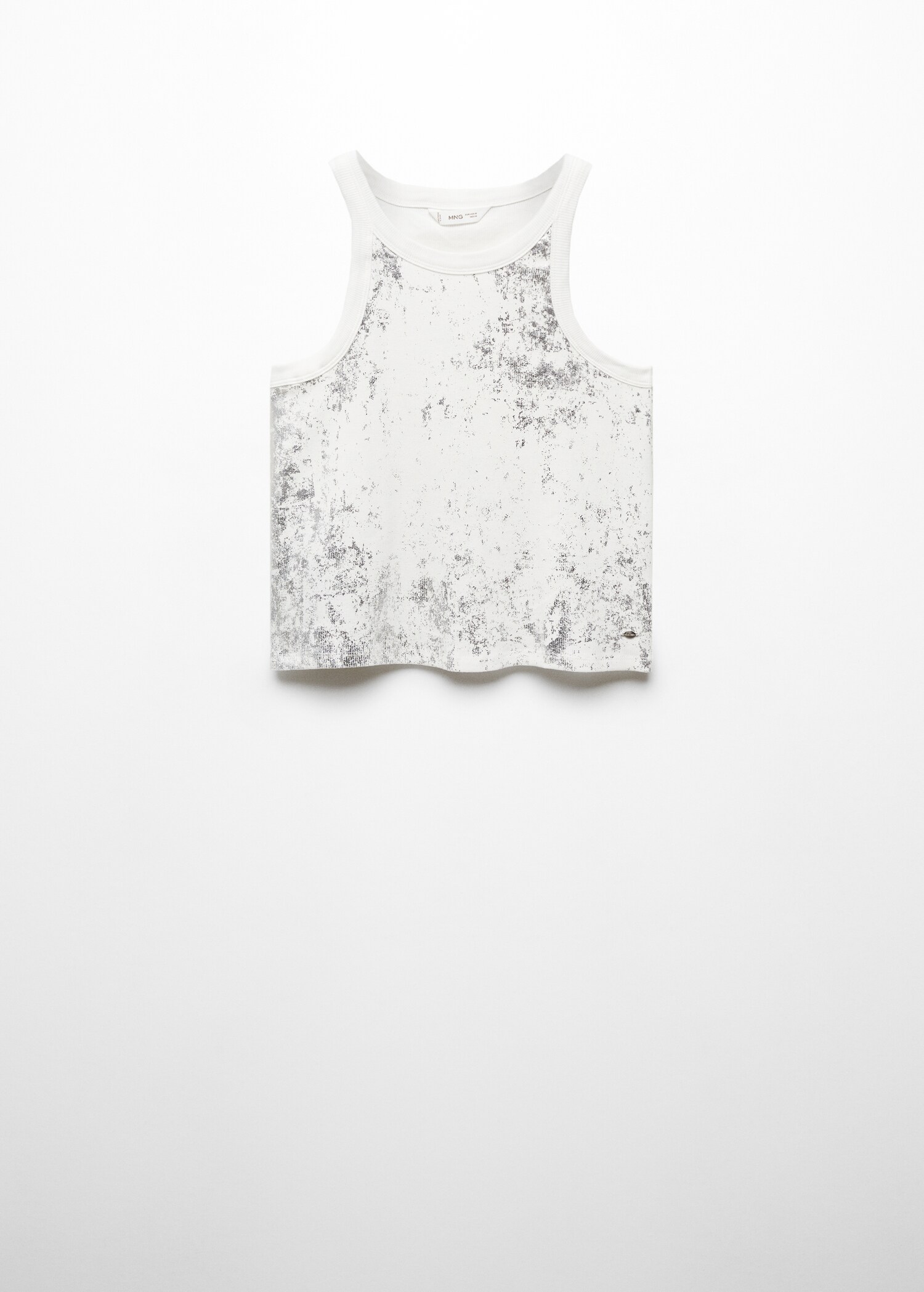 Top mit Metallic-Detail - Artikel ohne Model