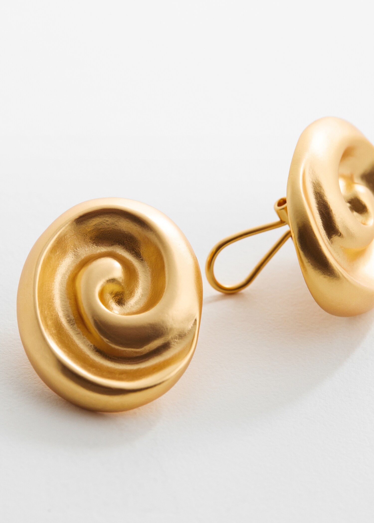 Runde Spiral-Ohrringe - Detail des Artikels 1