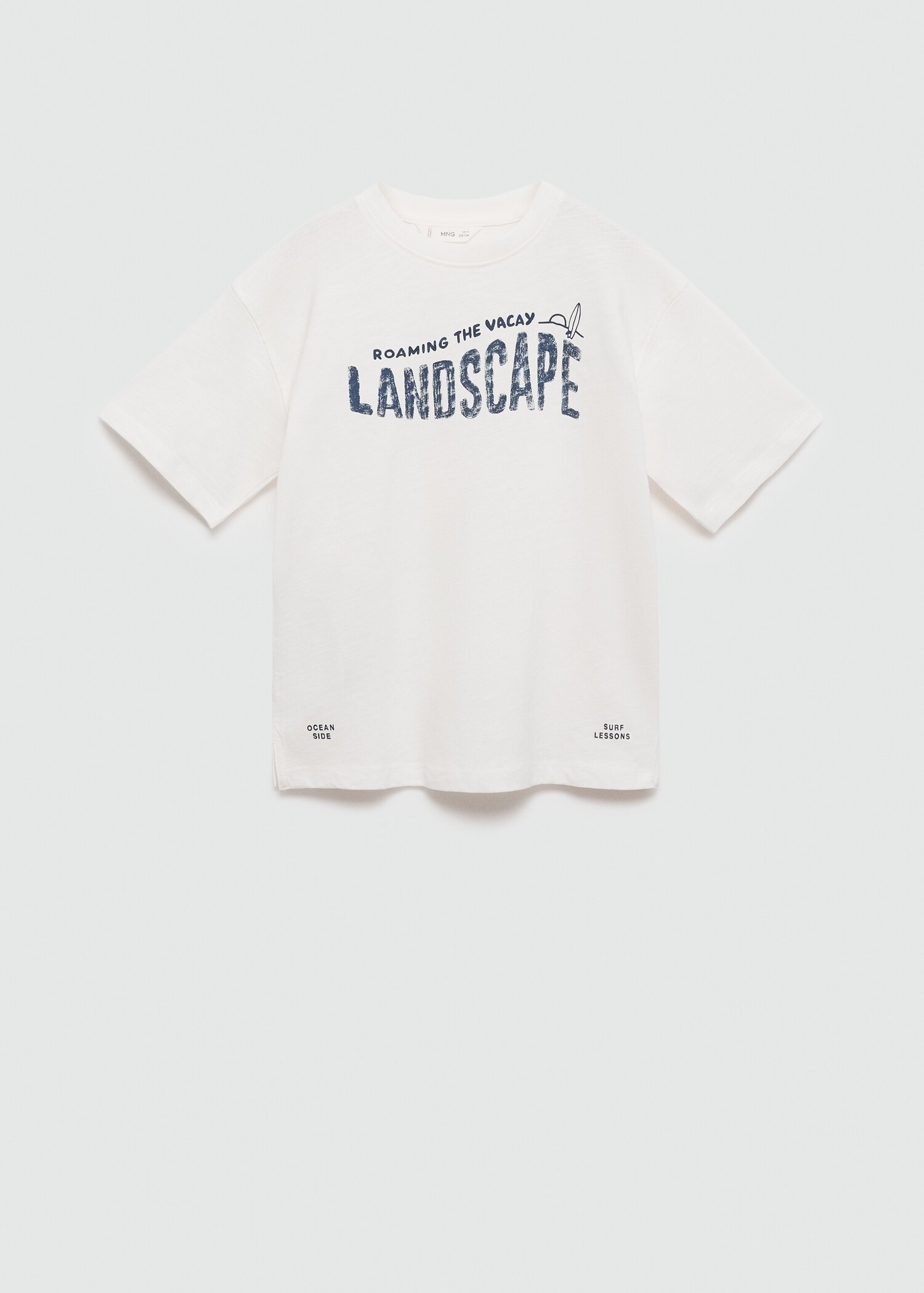 Printed cotton-blend T-shirt - Article without model