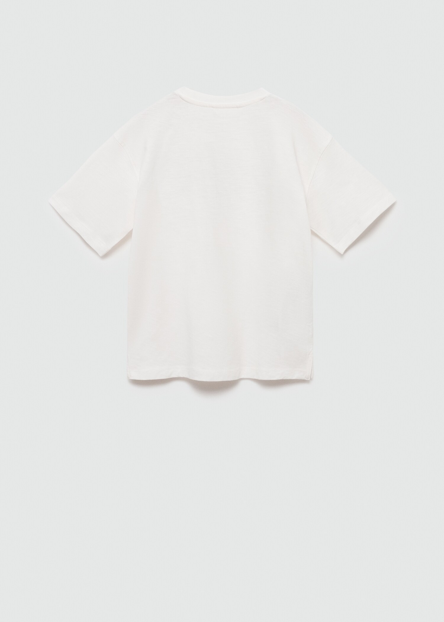 Printed cotton-blend T-shirt - Reverse of the article