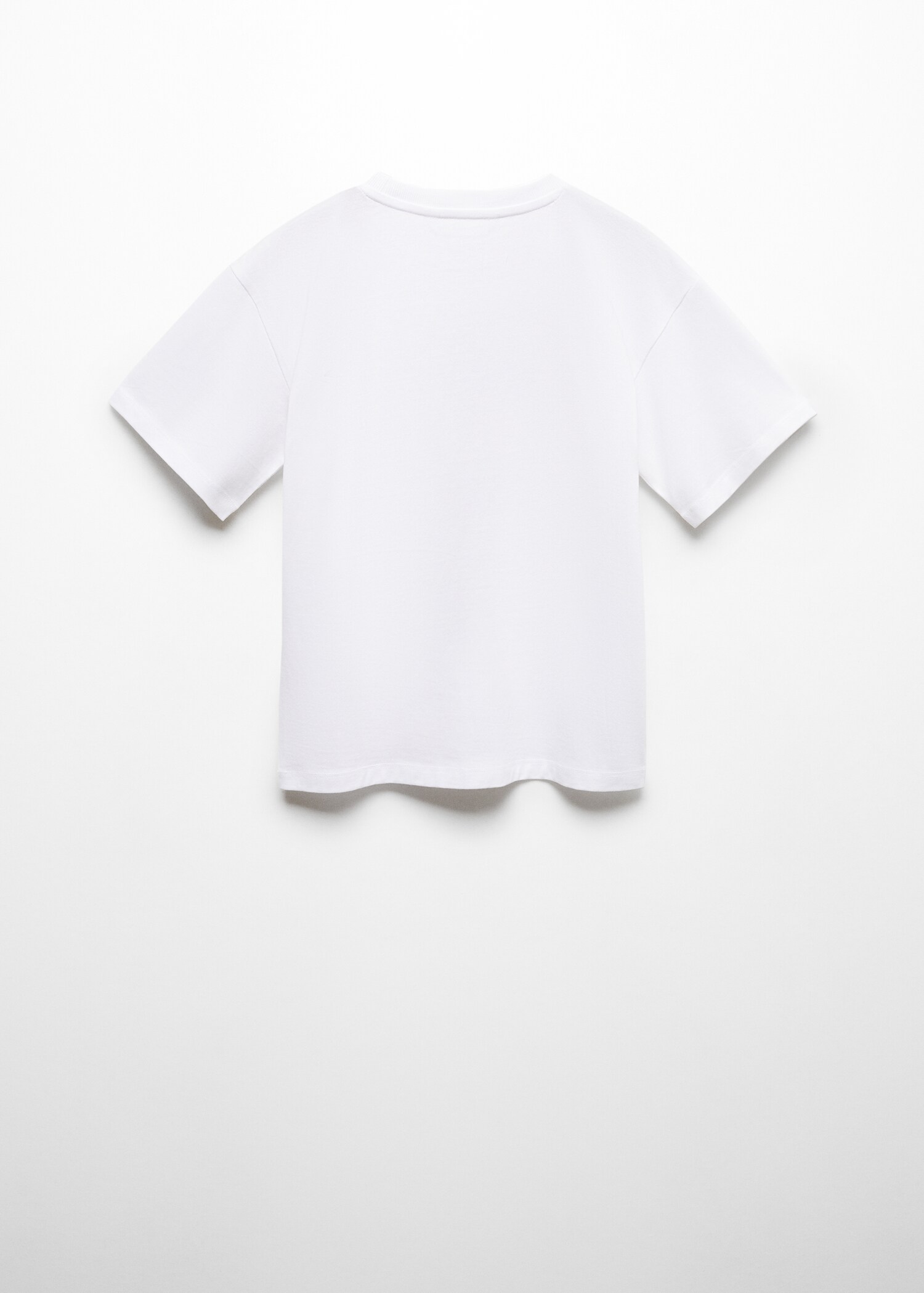 Printed cotton-blend T-shirt - Reverse of the article
