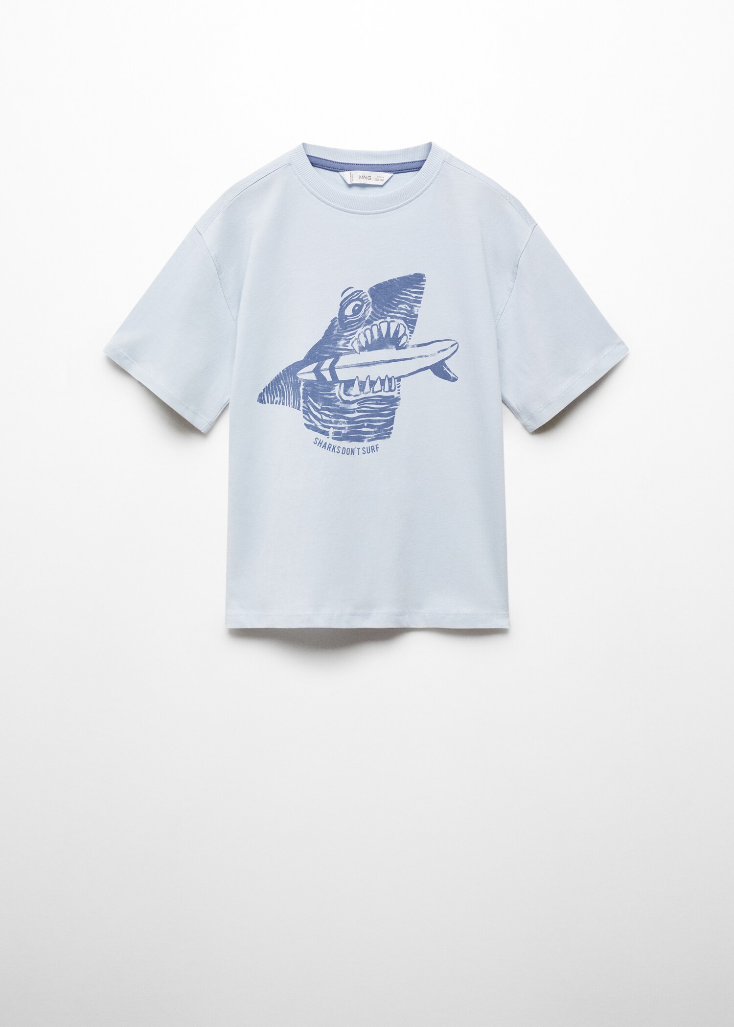 Printed cotton-blend T-shirt - Article without model