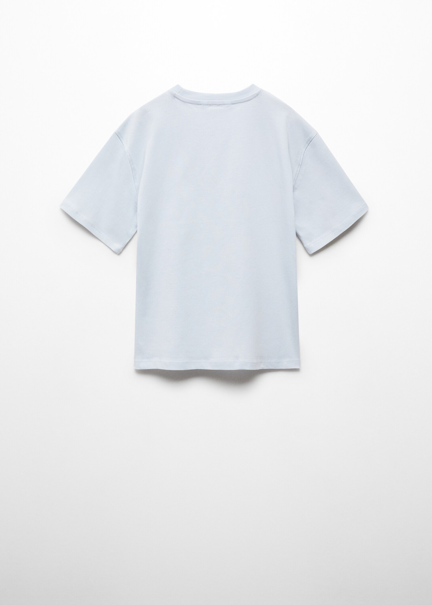 Printed cotton-blend T-shirt - Reverse of the article