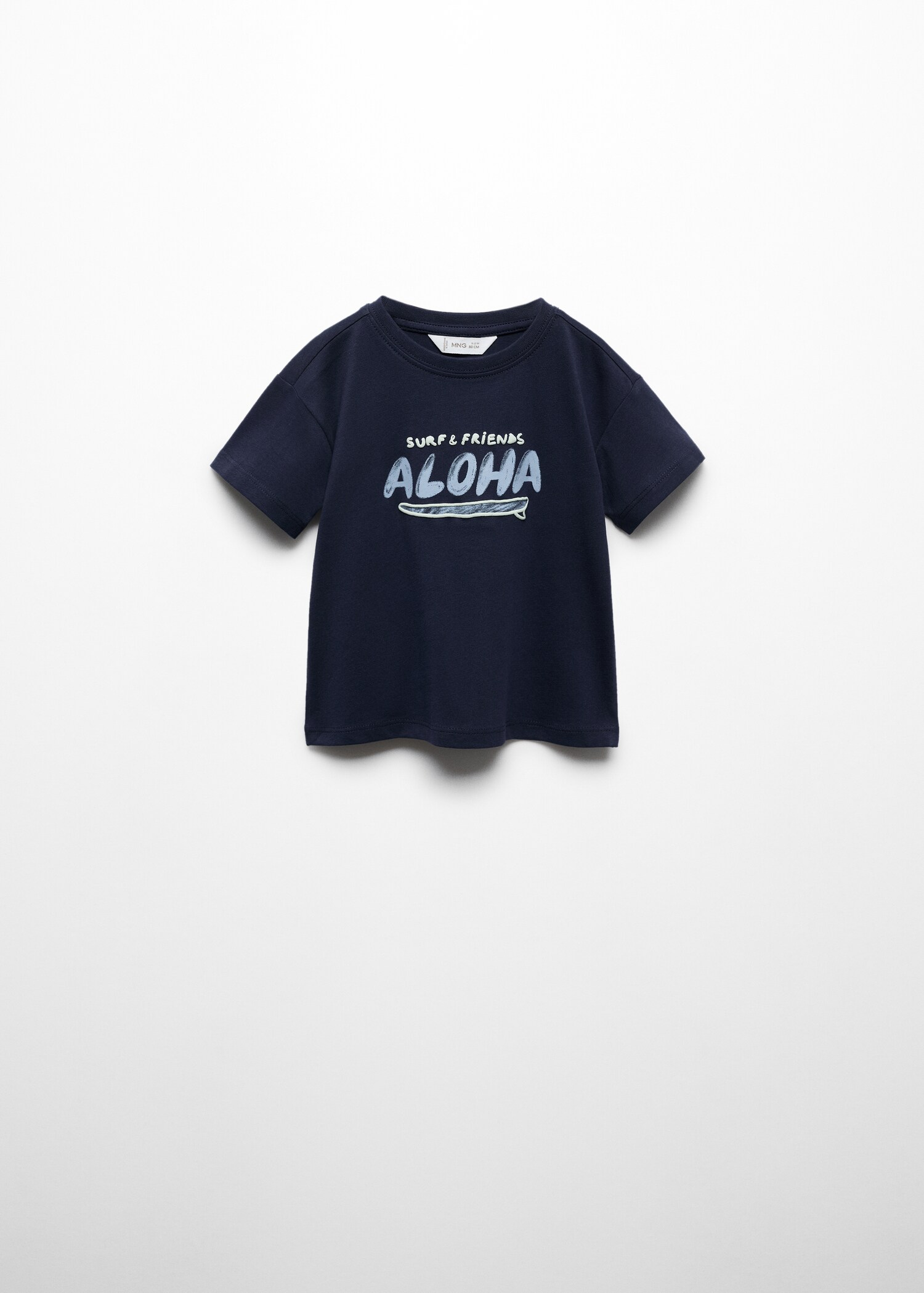 T-shirt message imprimé - Article sans modèle