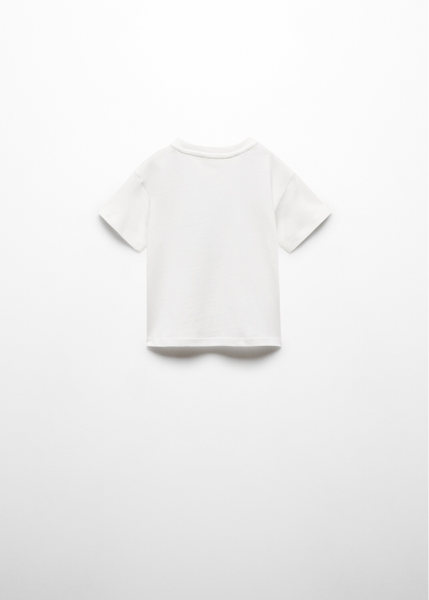 Bedrucktes Baumwoll-T-Shirt - Rückseite des Artikels