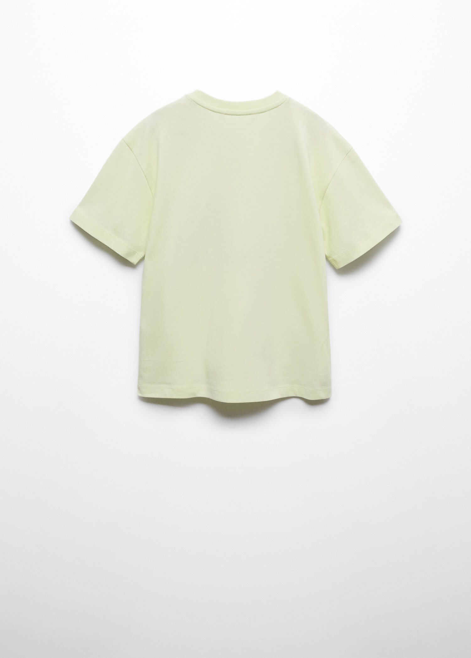 Printed cotton-blend T-shirt - Reverse of the article