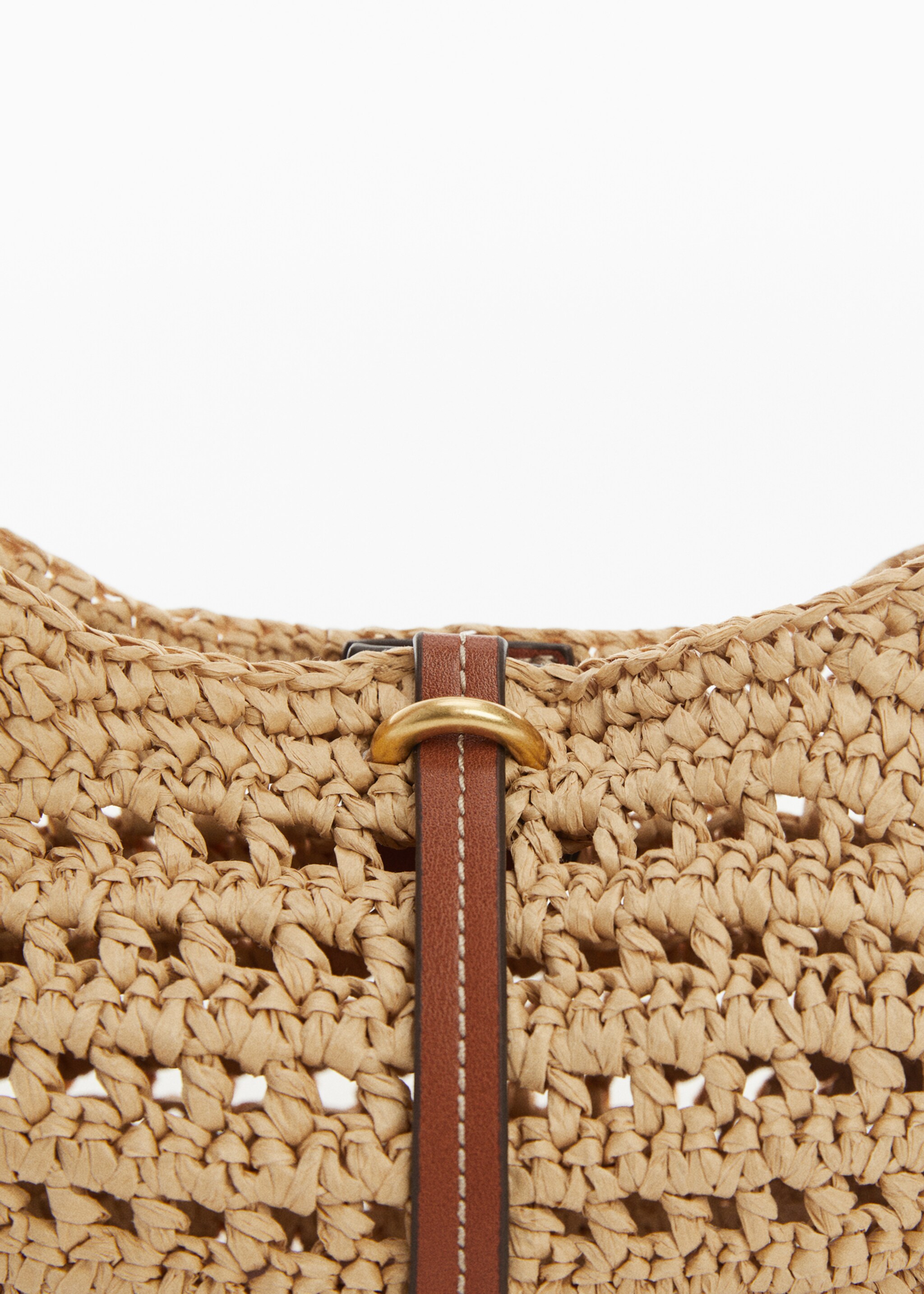 Schultertasche aus Naturfaser - Detail des Artikels 2