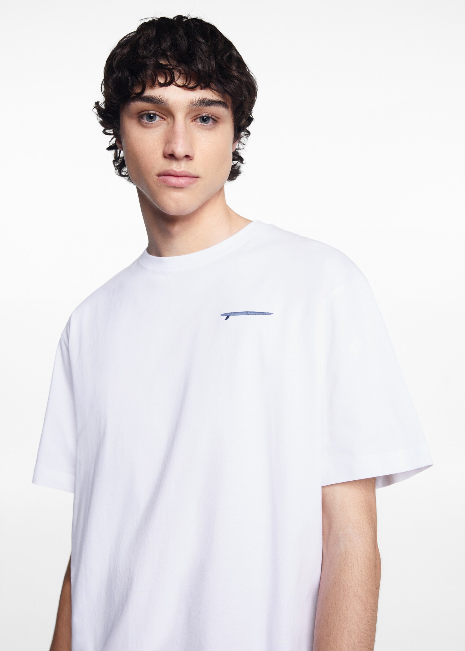 Bedrucktes Baumwoll-T-Shirt - Detail des Artikels 1