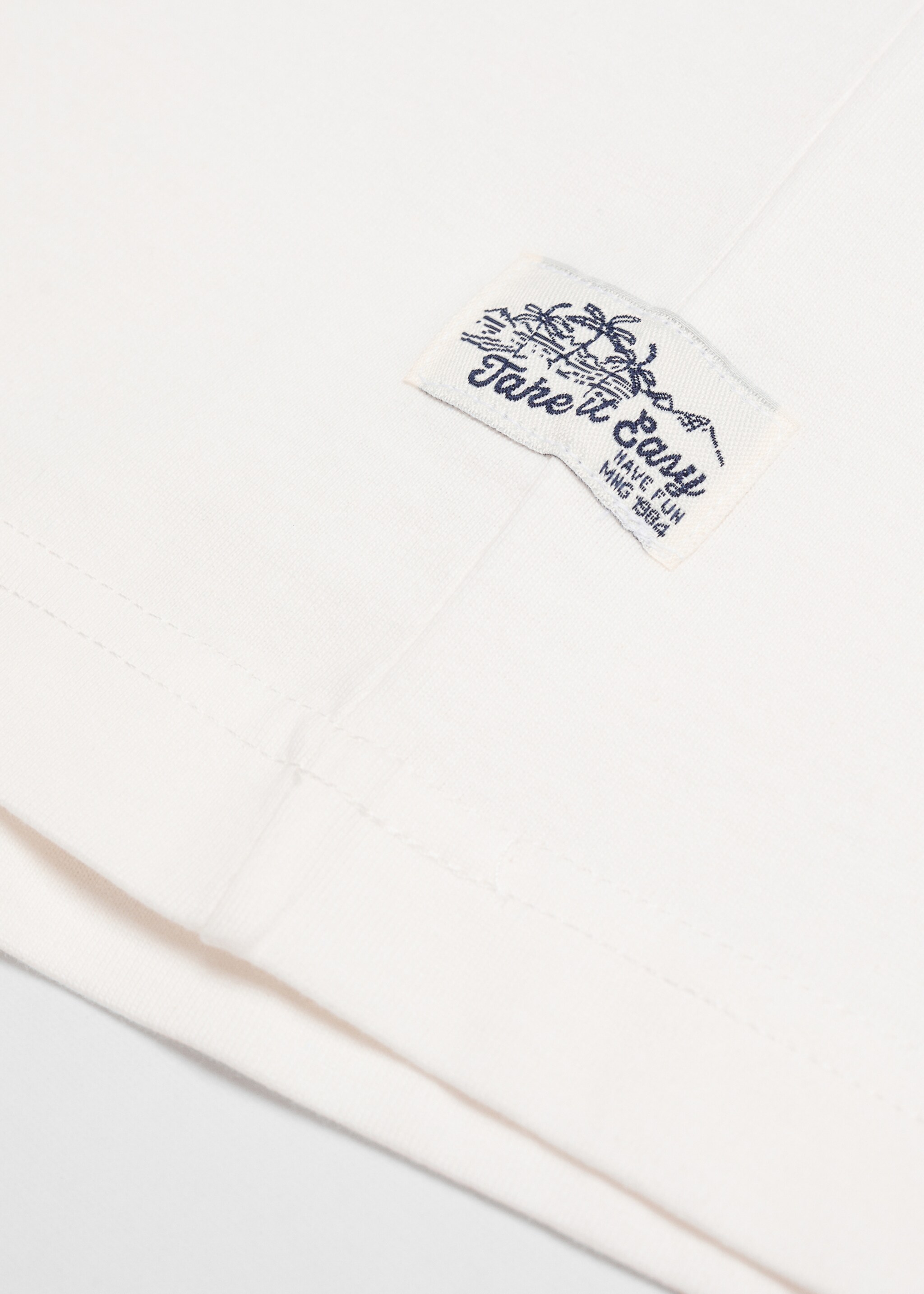 Printed message T-shirt - Details of the article 8, Off White. Ref: 67027913-00.