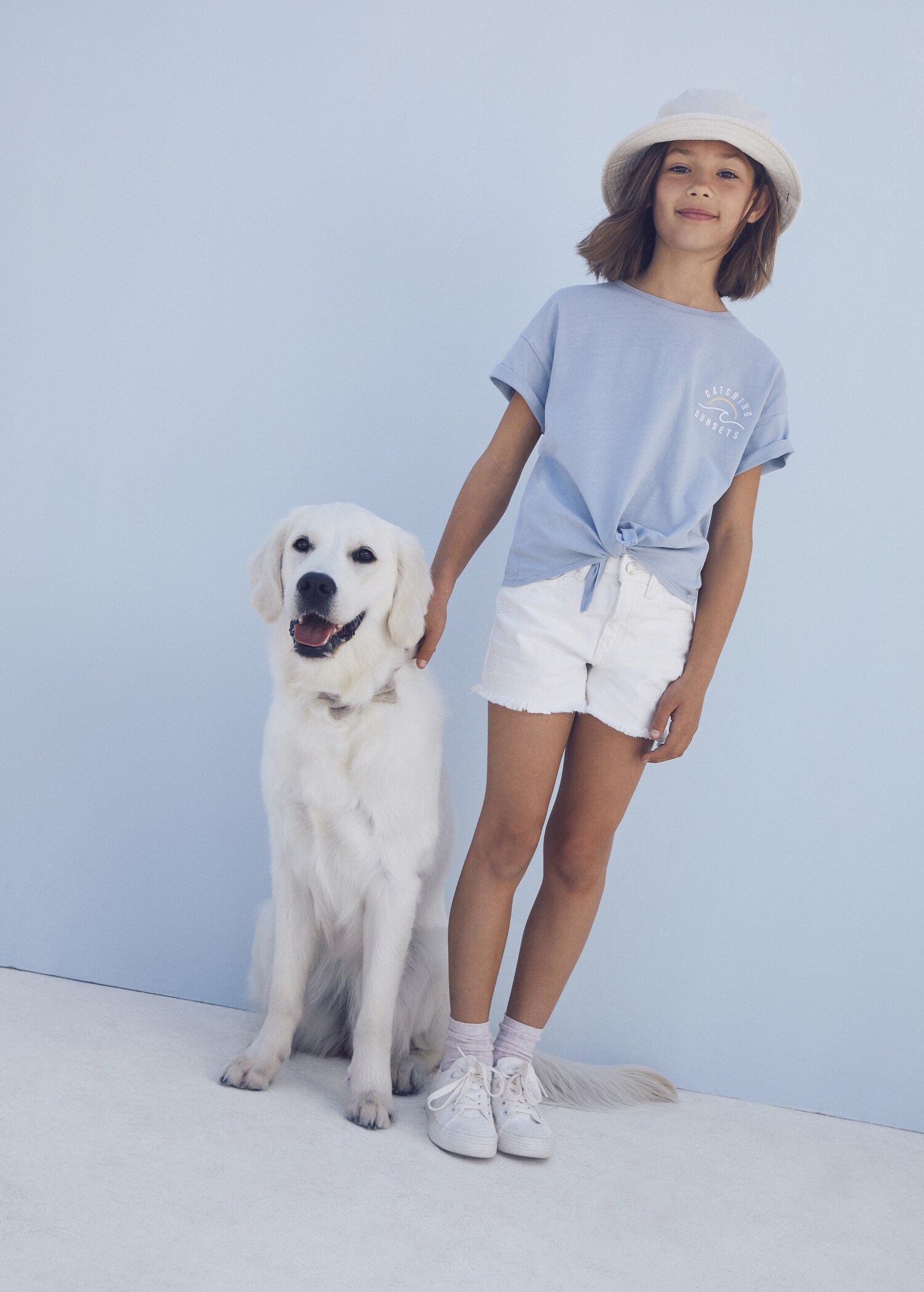 Frayed embroidered short - Details of the article 5