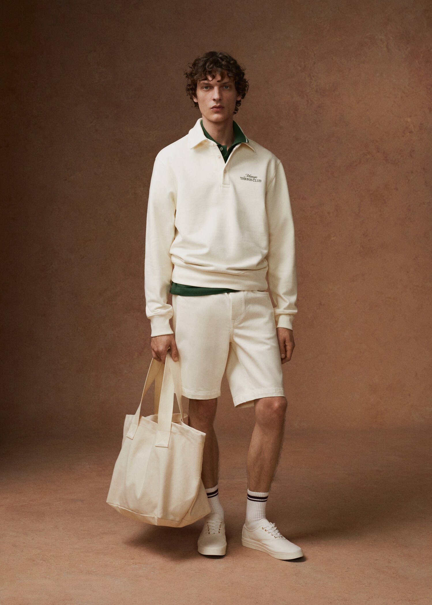 Sudadera polo algodón bordado - Detalle del artículo 5