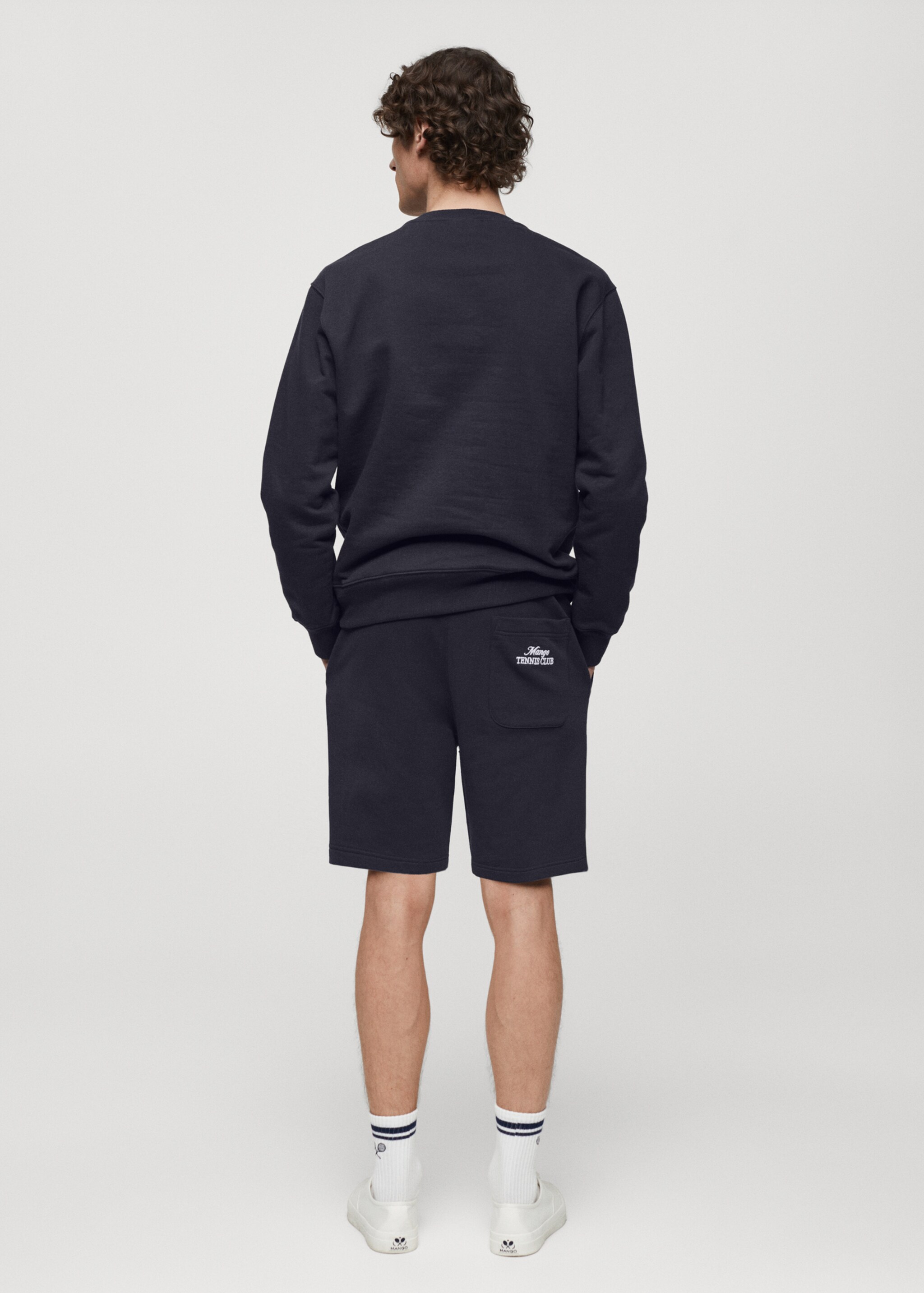 Sweat-shirt coton imprimé - Verso de l’article