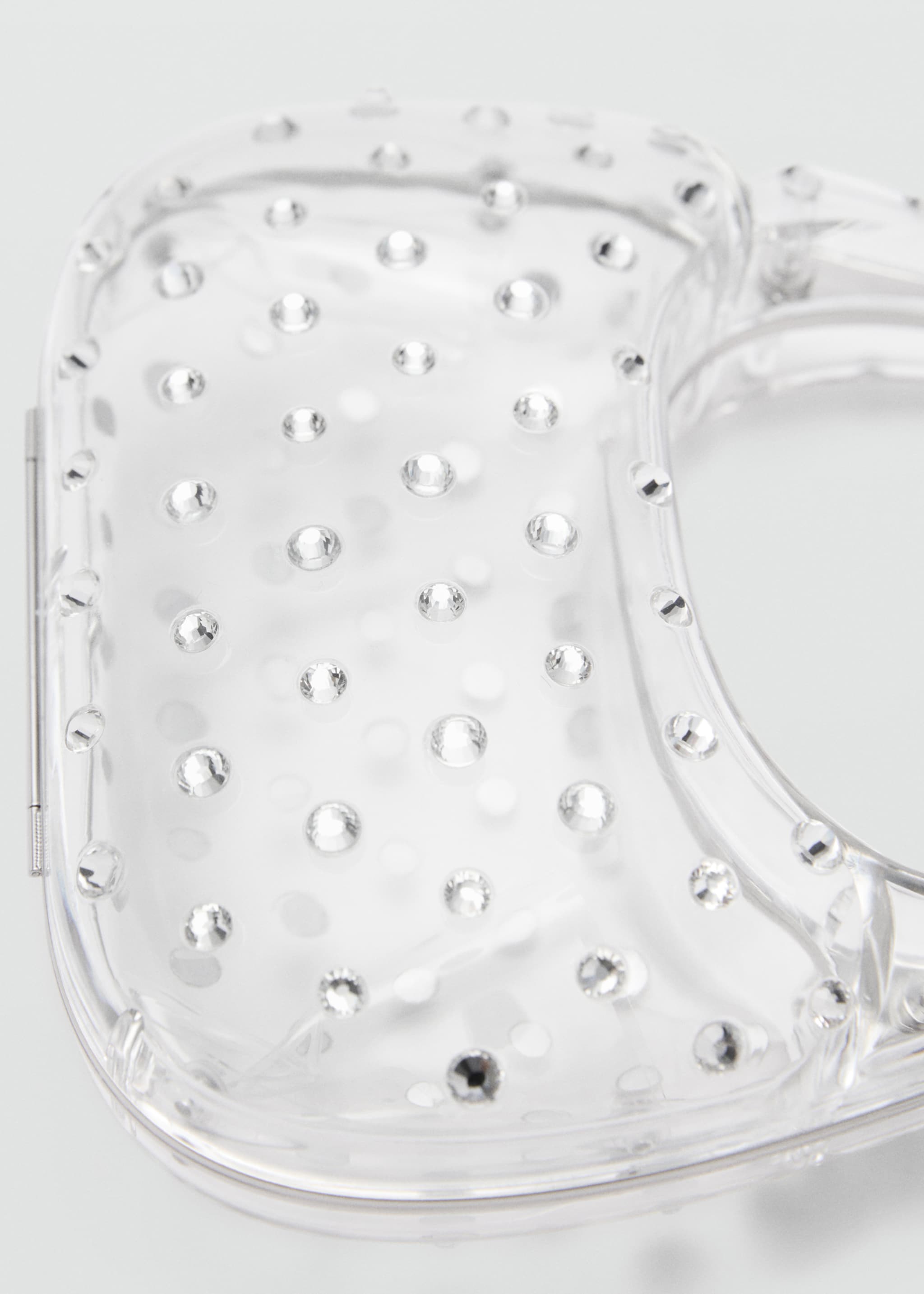 Pevná průhledná kabelka se třpytem - Detail zboží 1