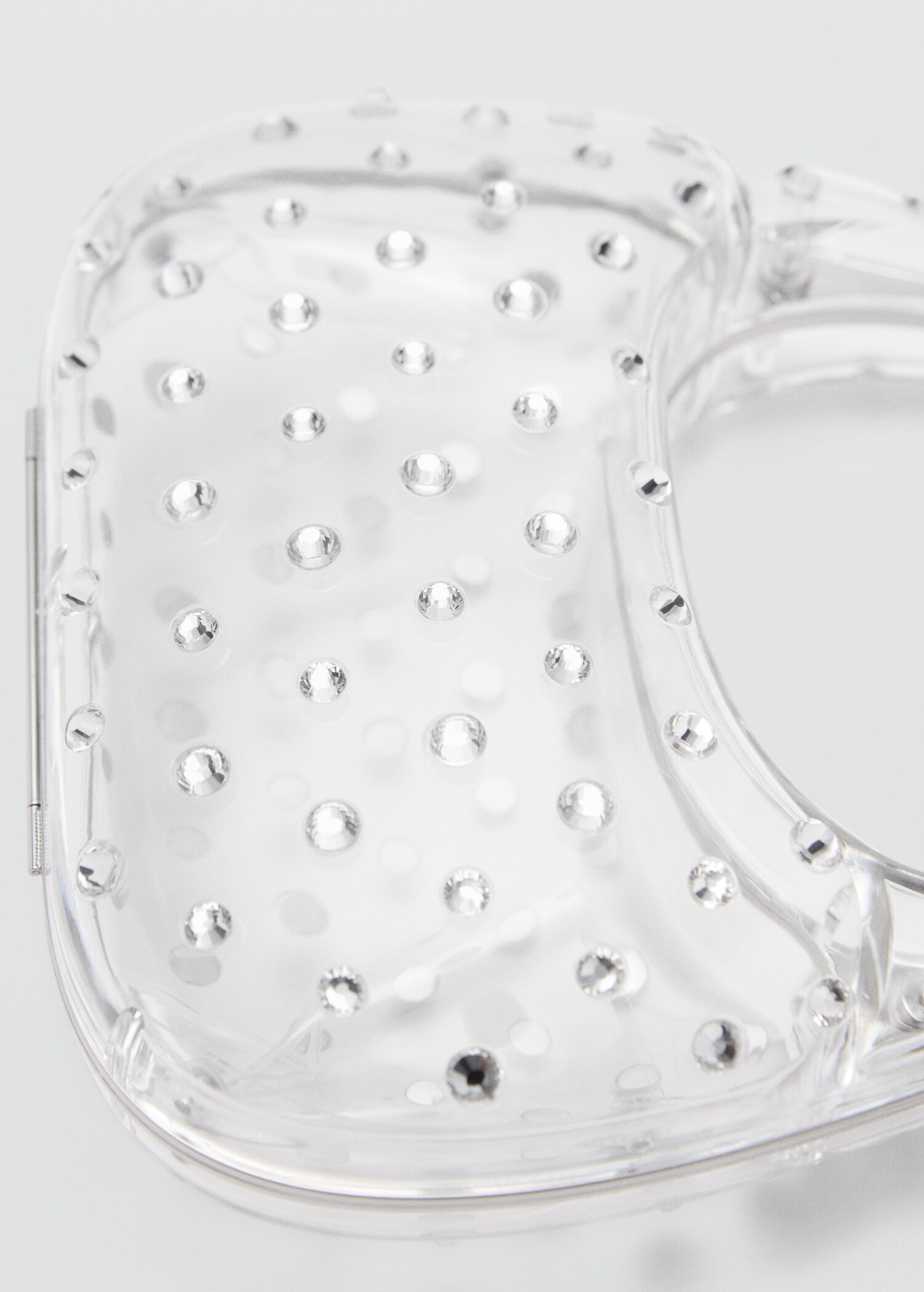 Pevná průhledná kabelka se třpytem - Detail zboží 1