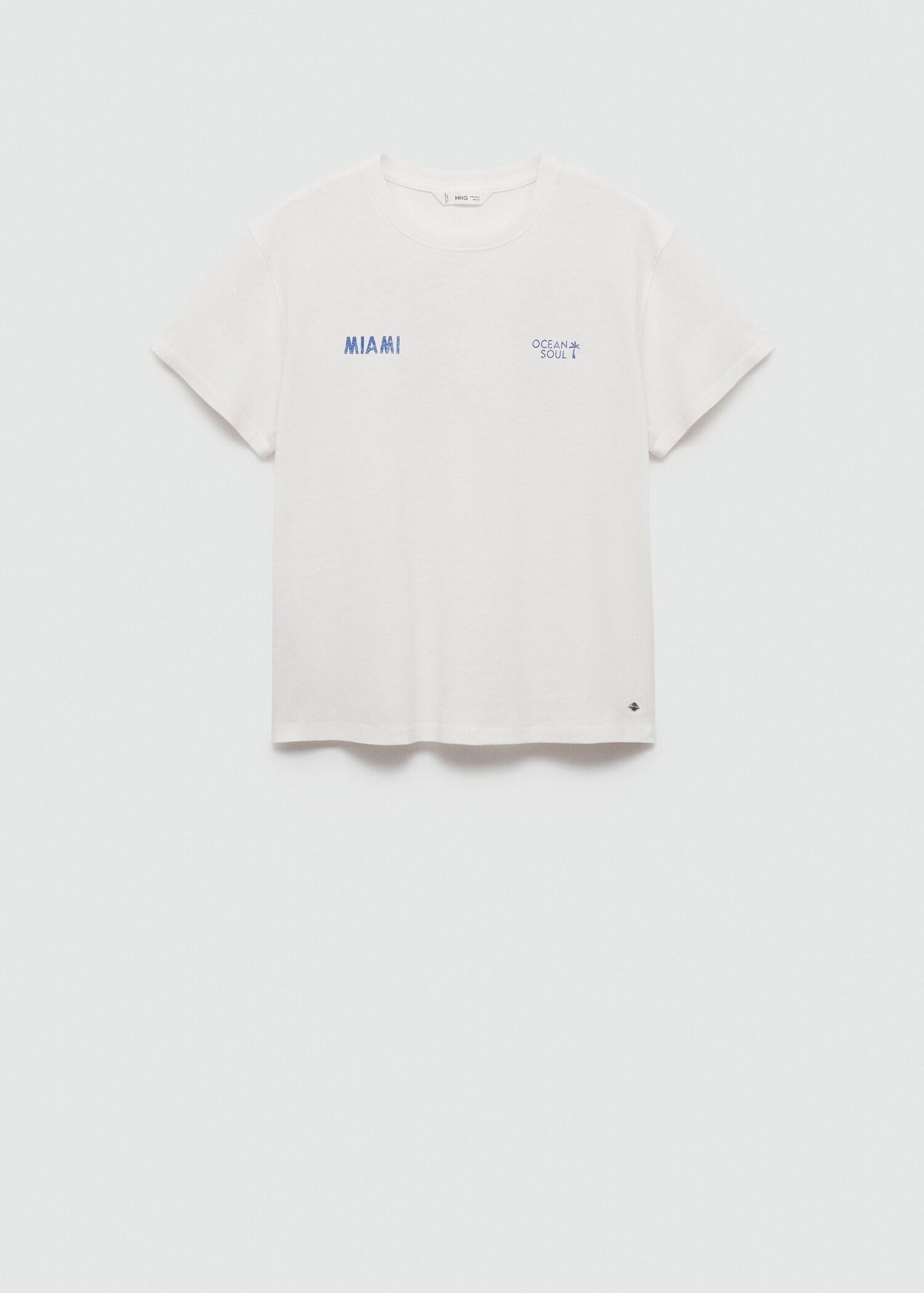 T-shirt message imprimé - Article sans modèle