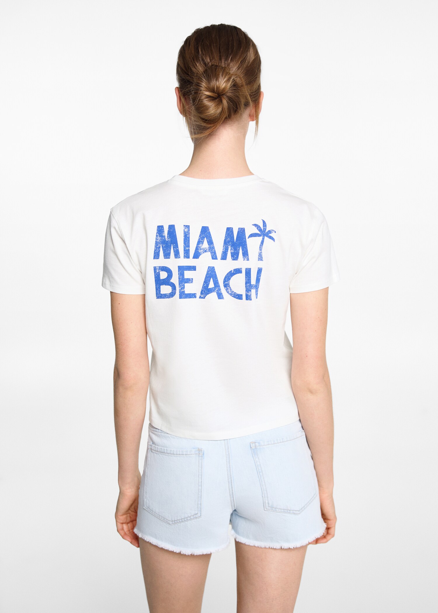 T-shirt message imprimé - Verso de l’article