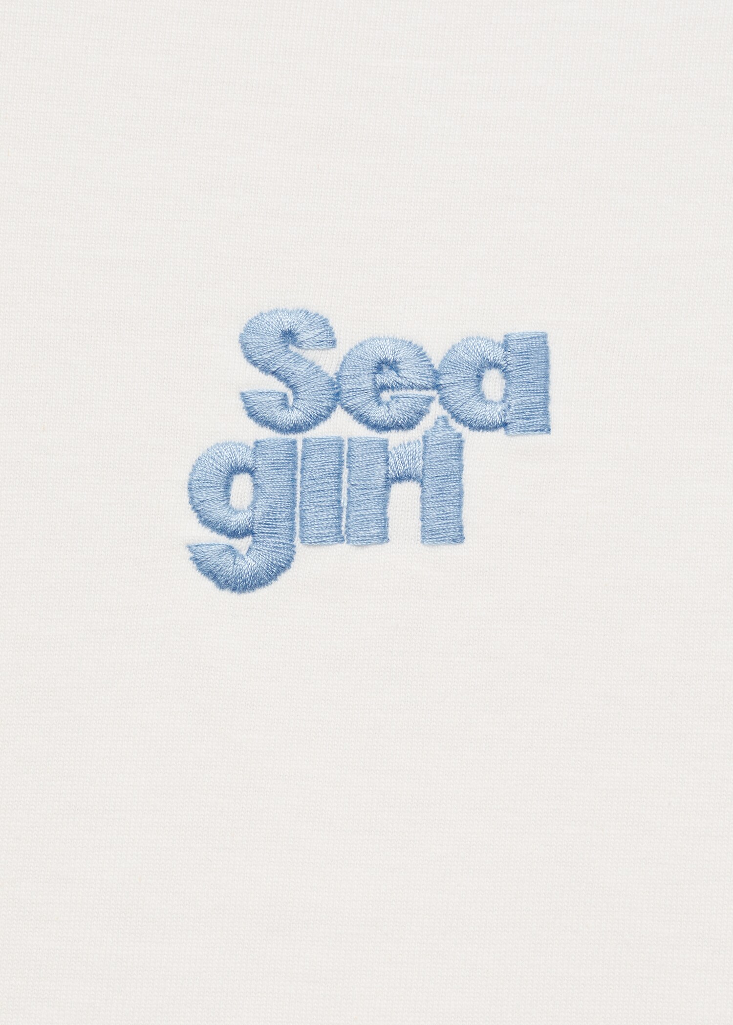 Embroidered detail cotton T-shirt - Details of the article 8