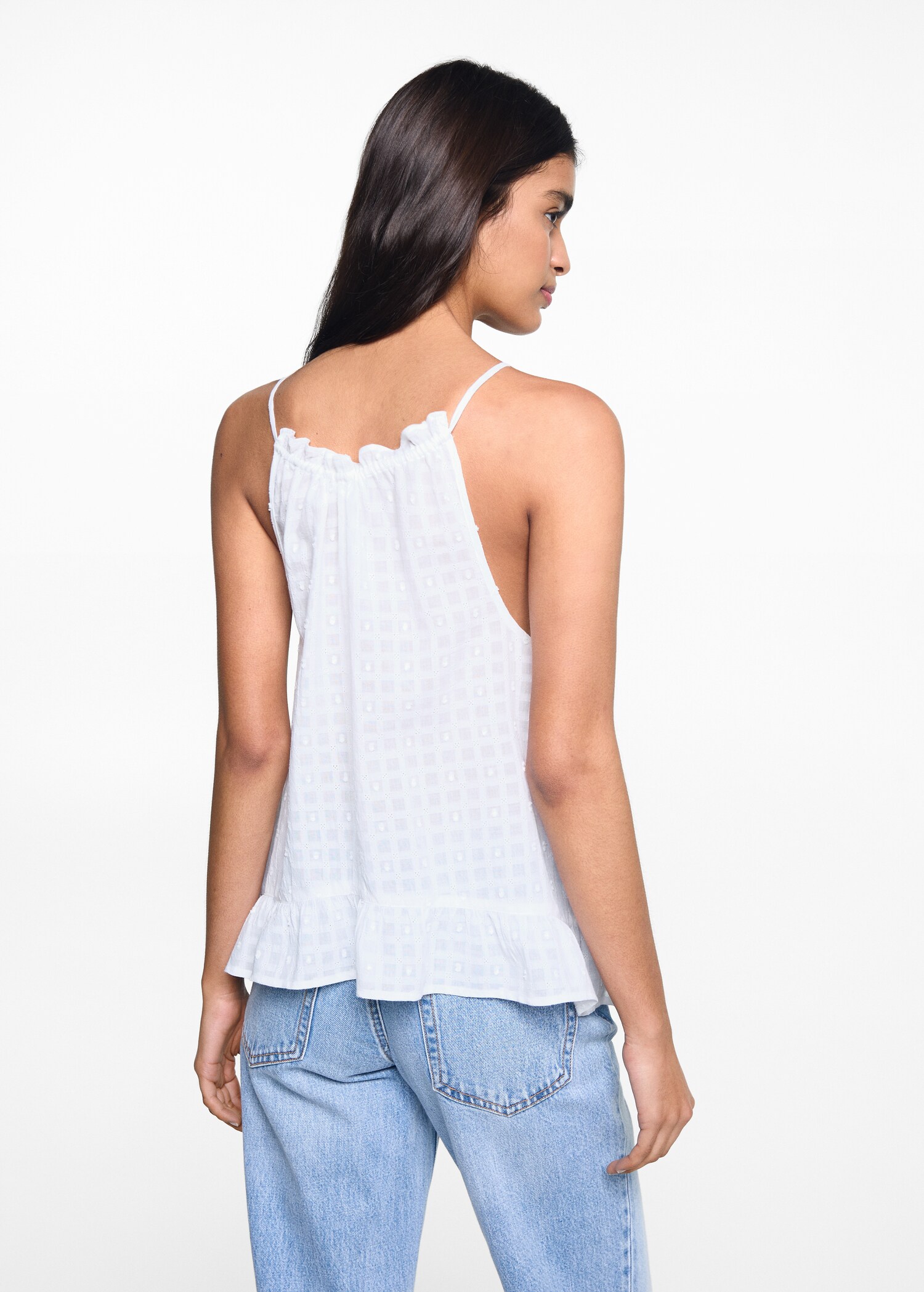 Ethnic embroidered blouse - Reverse of the article