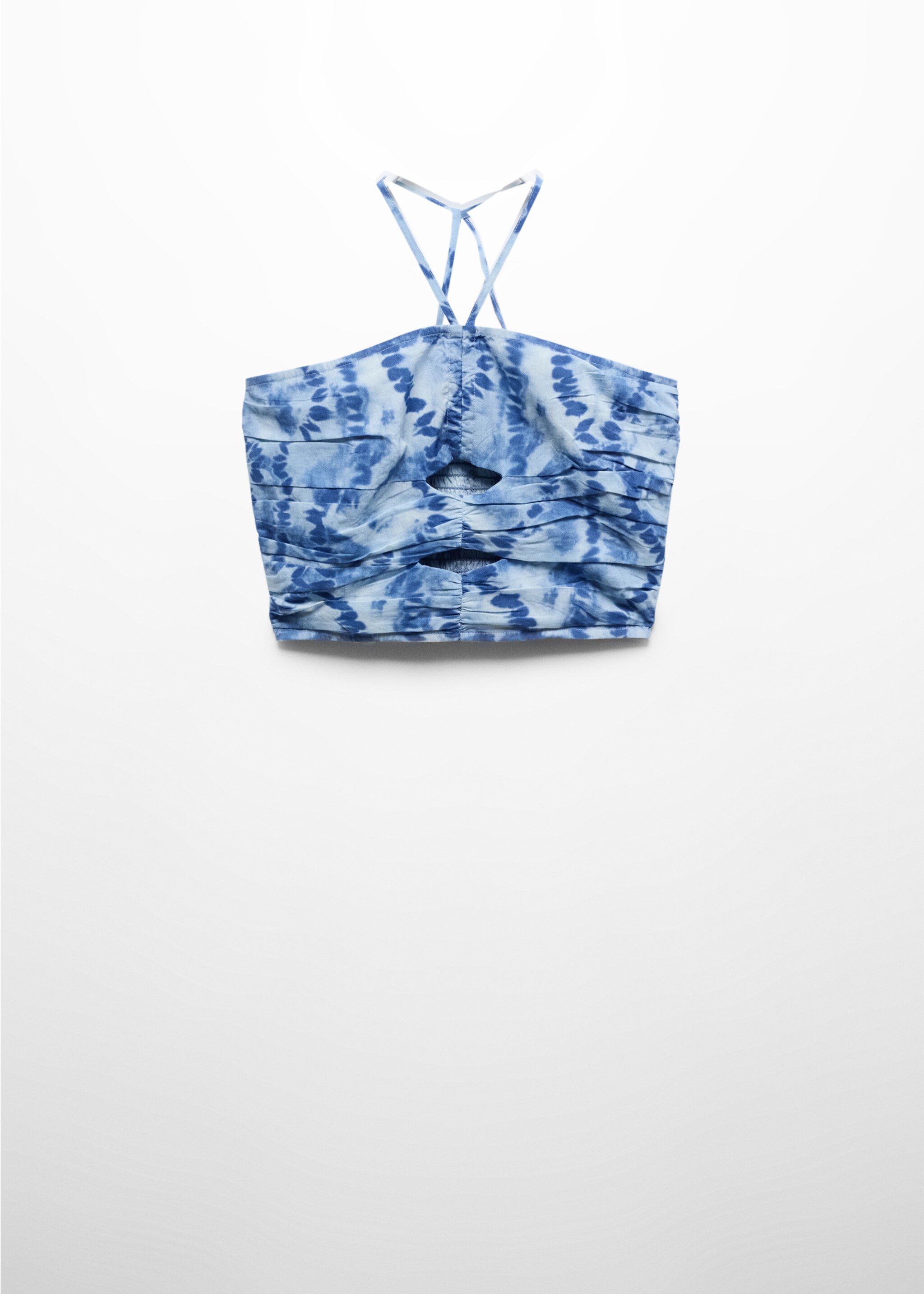 Printed crop top - Article without model